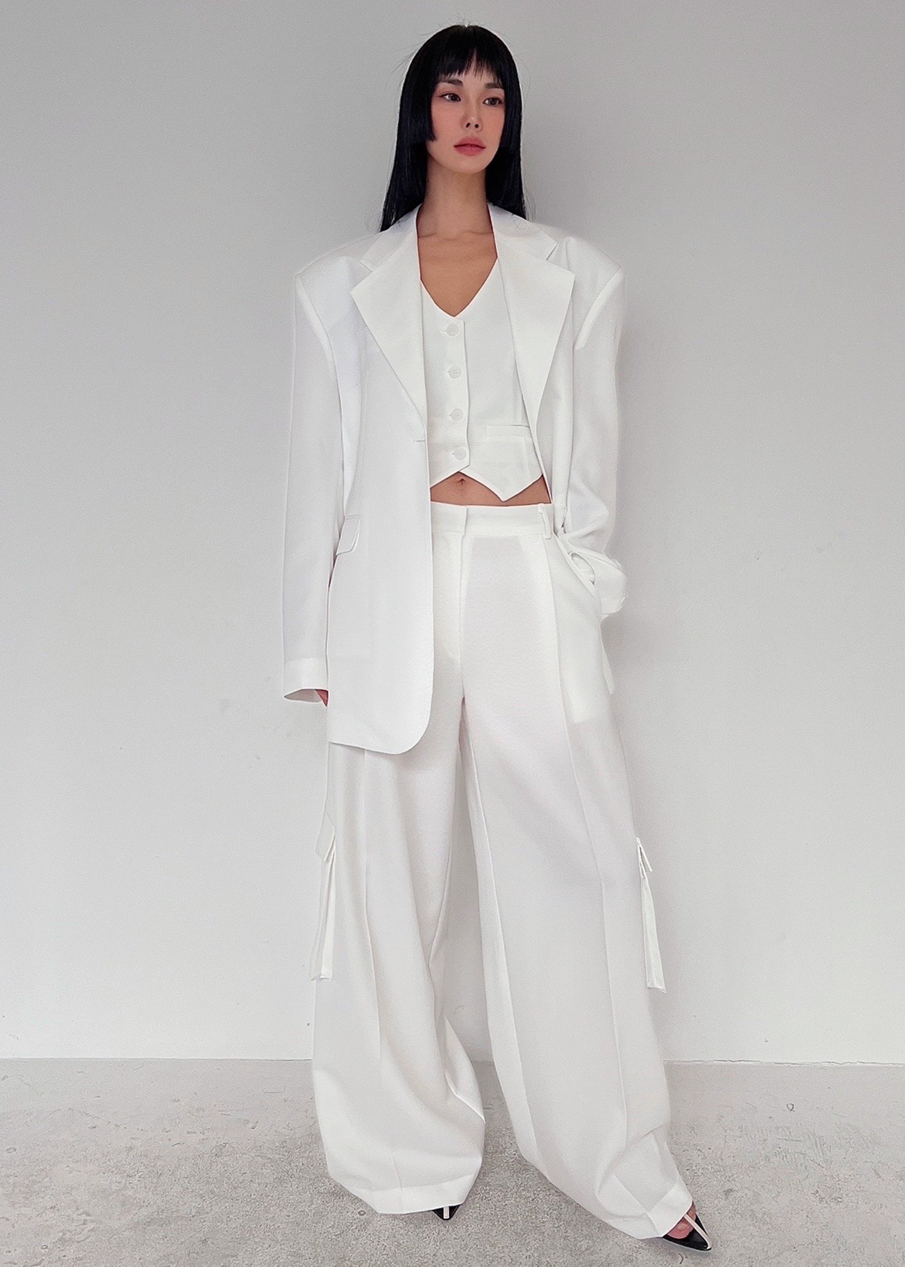 Gladys Blazer - White - 6