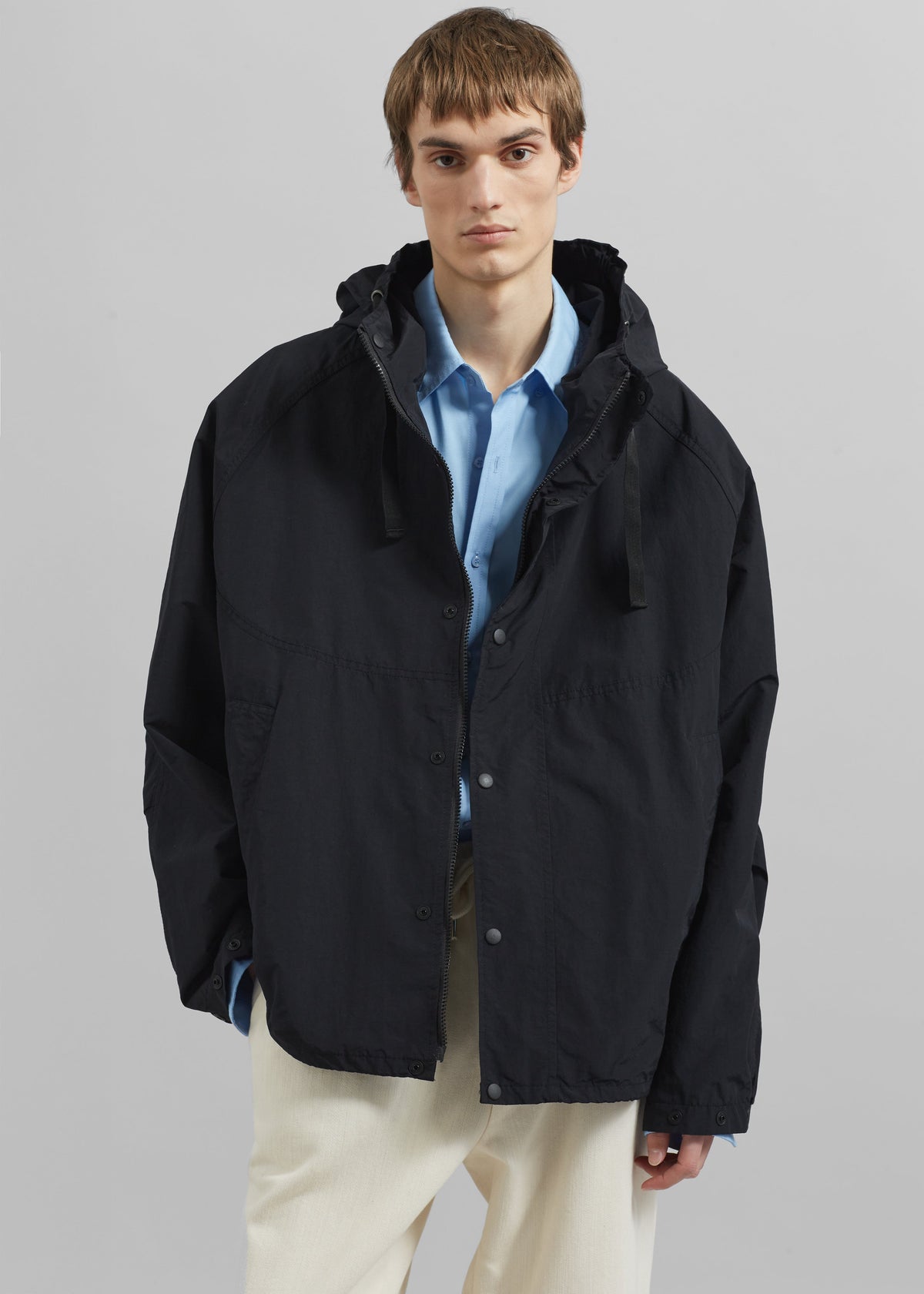Haflong Hooded Jacket - Black - 1
