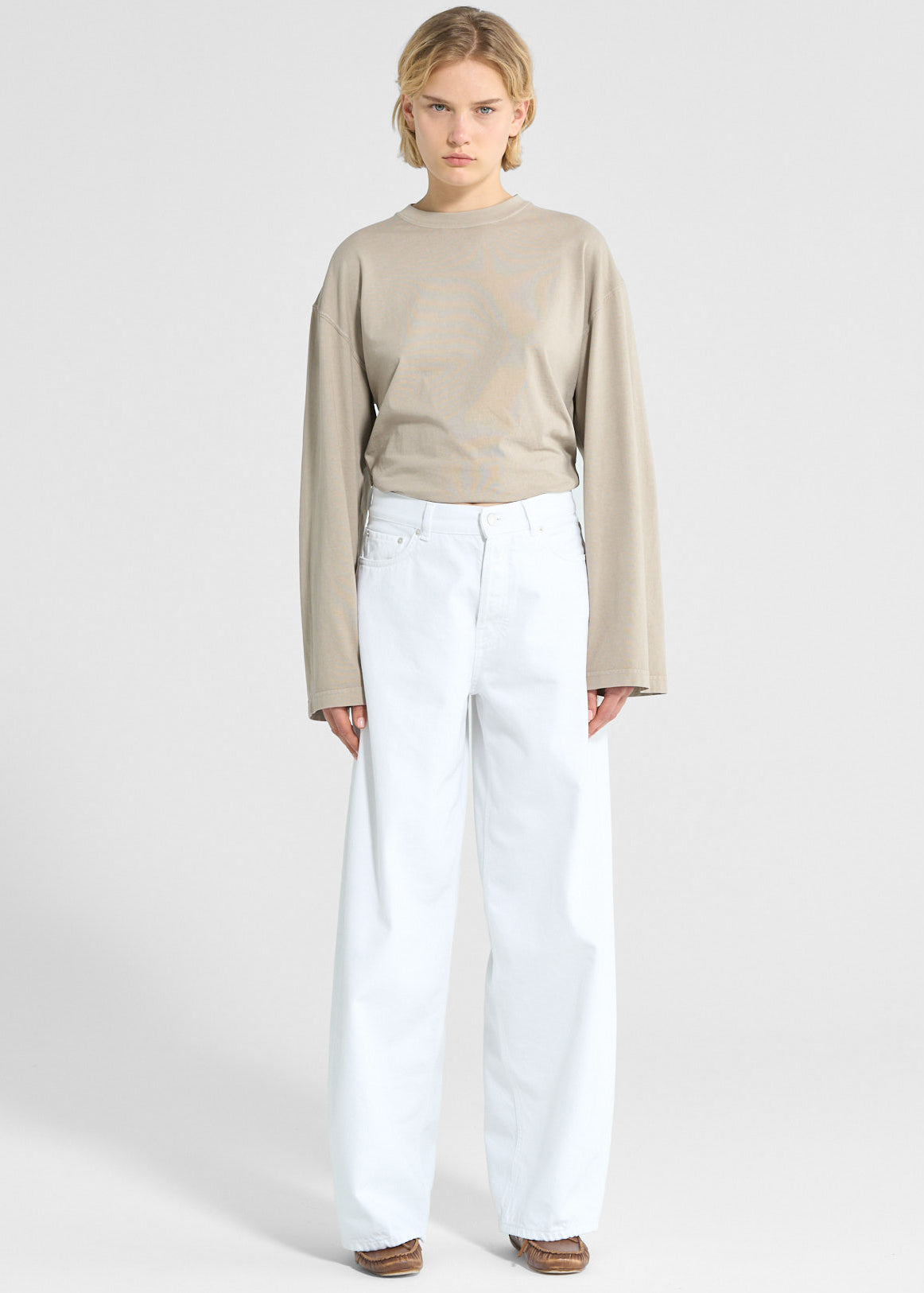 Haikure Bethany Pants - Optical White - 4