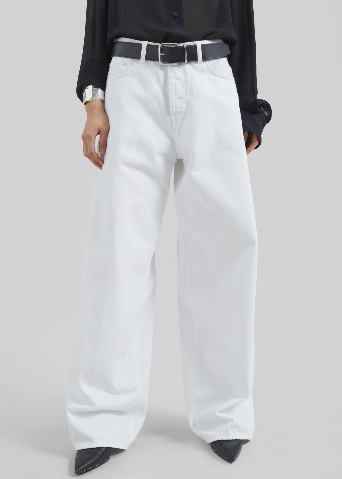 Haikure Bethany Pants - Optical White - 7