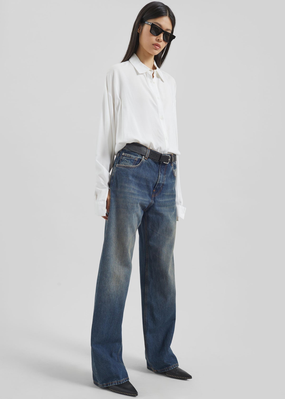 Haikure Bonnie Jeans - Intense Blue - 1