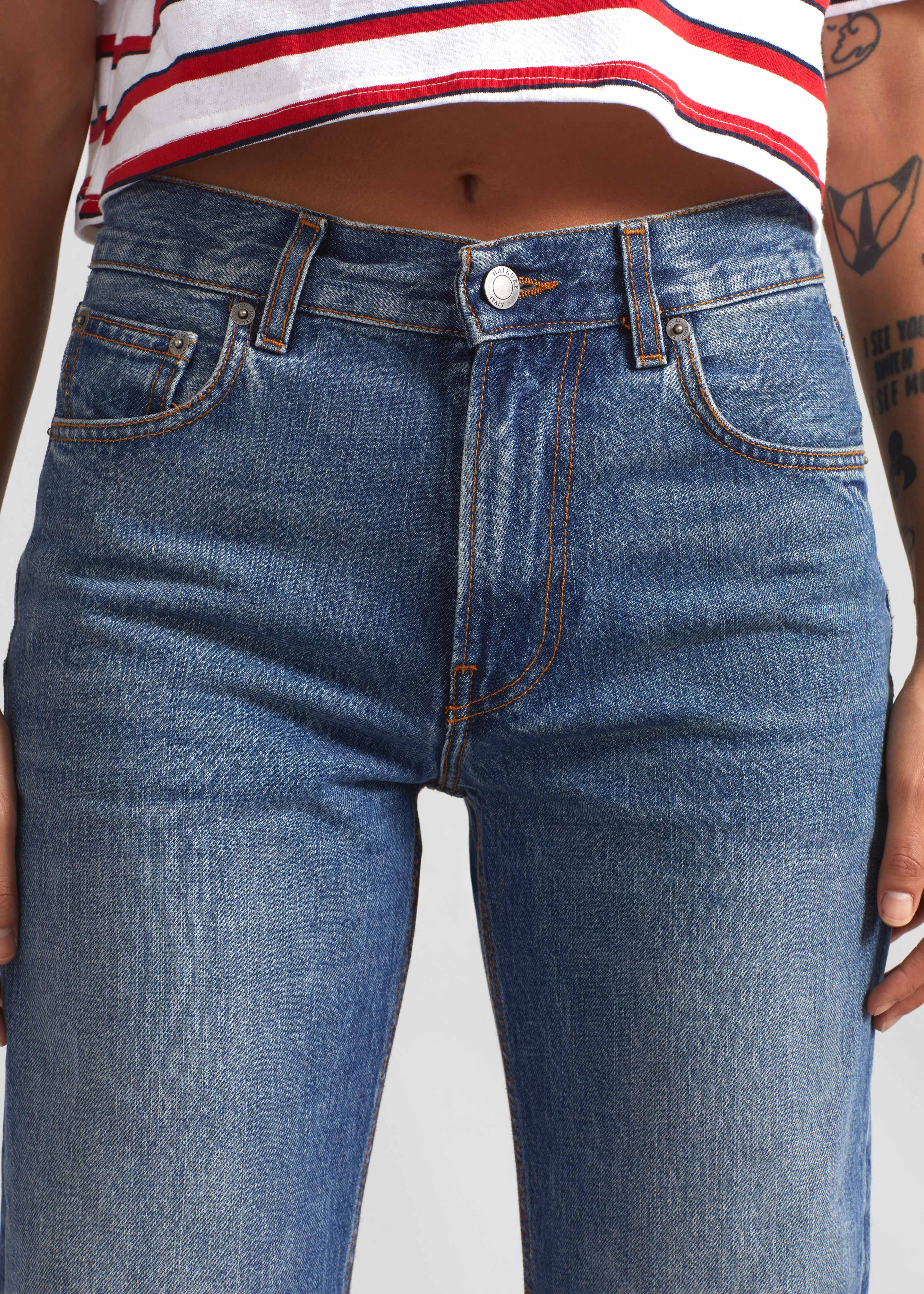 Haikure Star Jeans - Authentic Dark Wash - 3