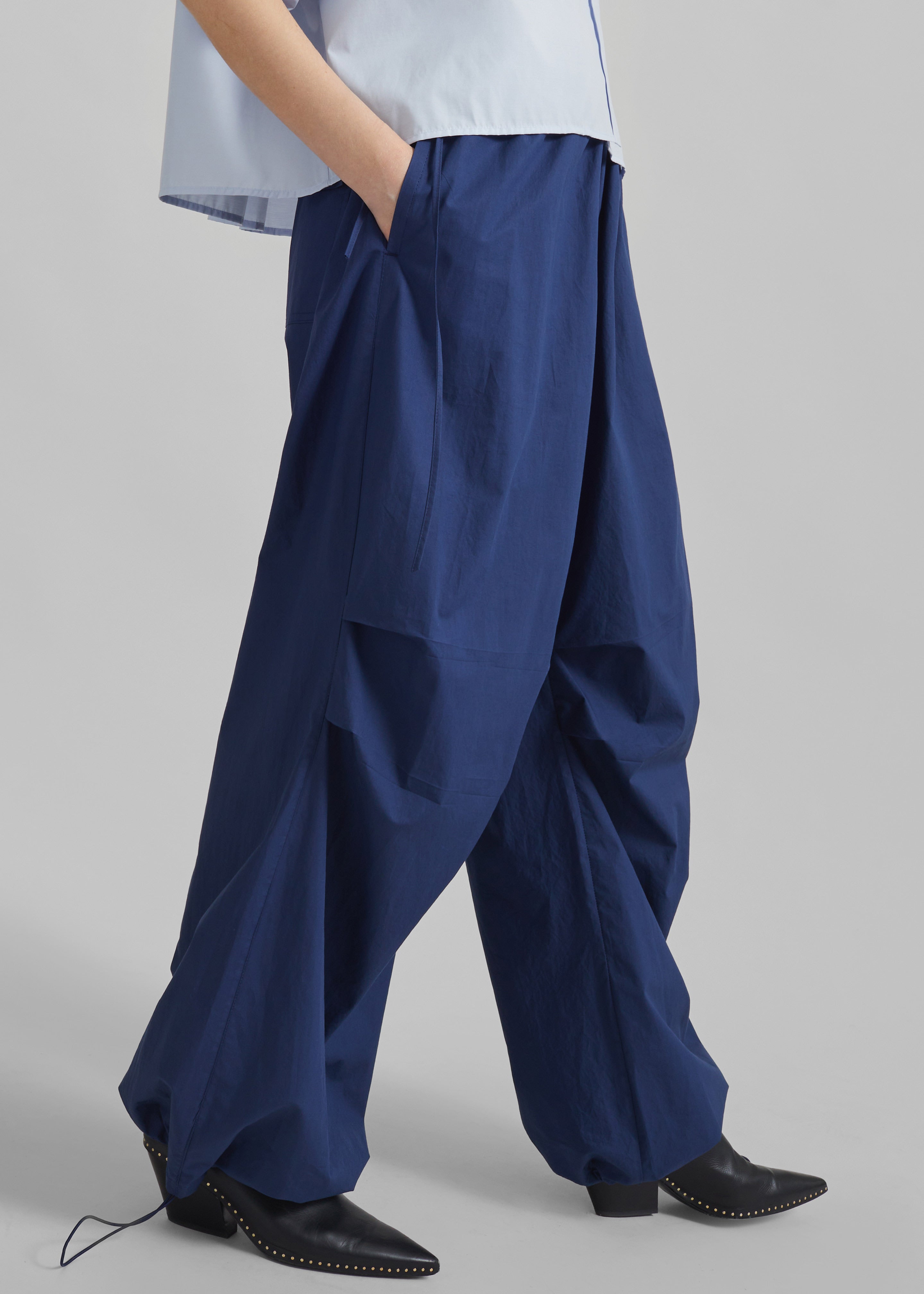 Halnaker Balloon Parachute Pants - Blue - 5