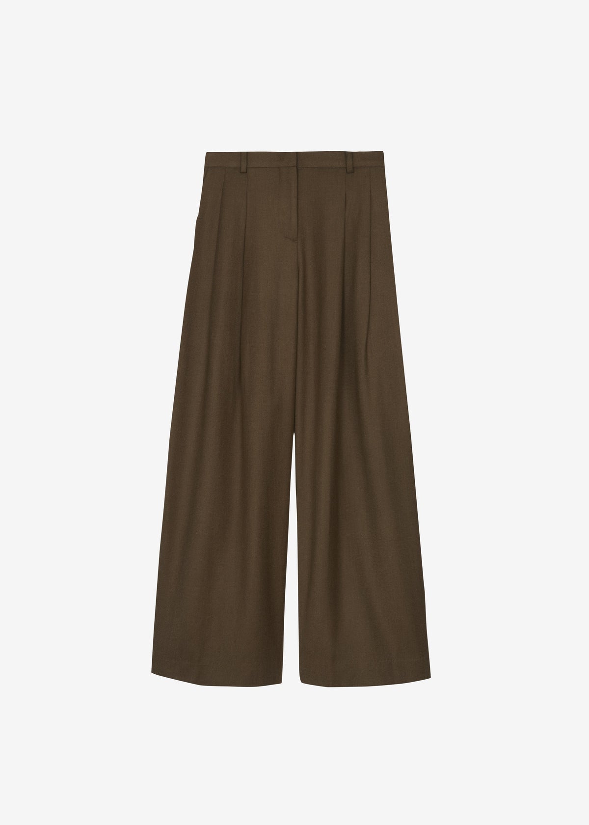 Halser Pintuck Trousers - Brown - 10