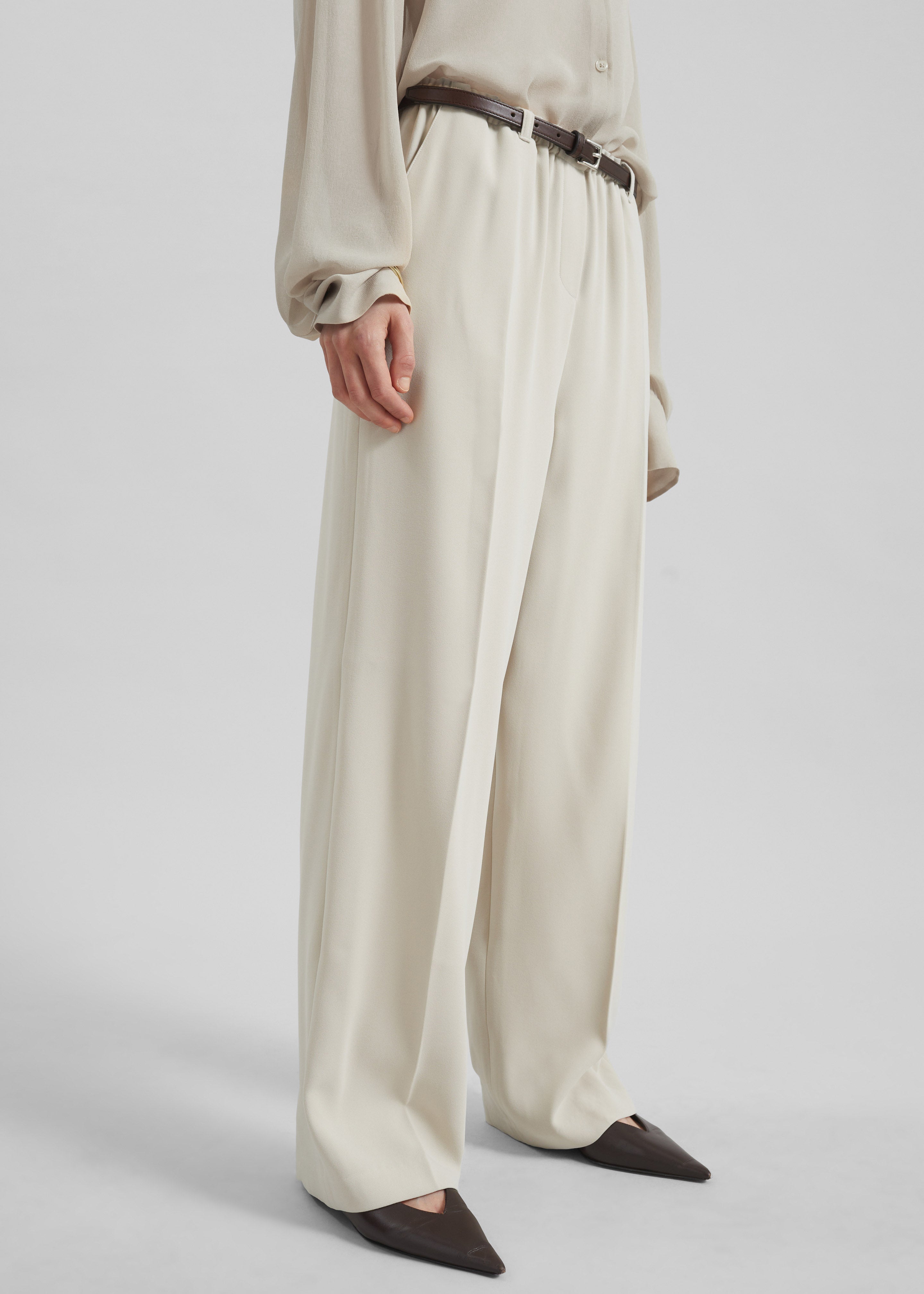 Hamnoy Straight Pants - Light Beige - 5