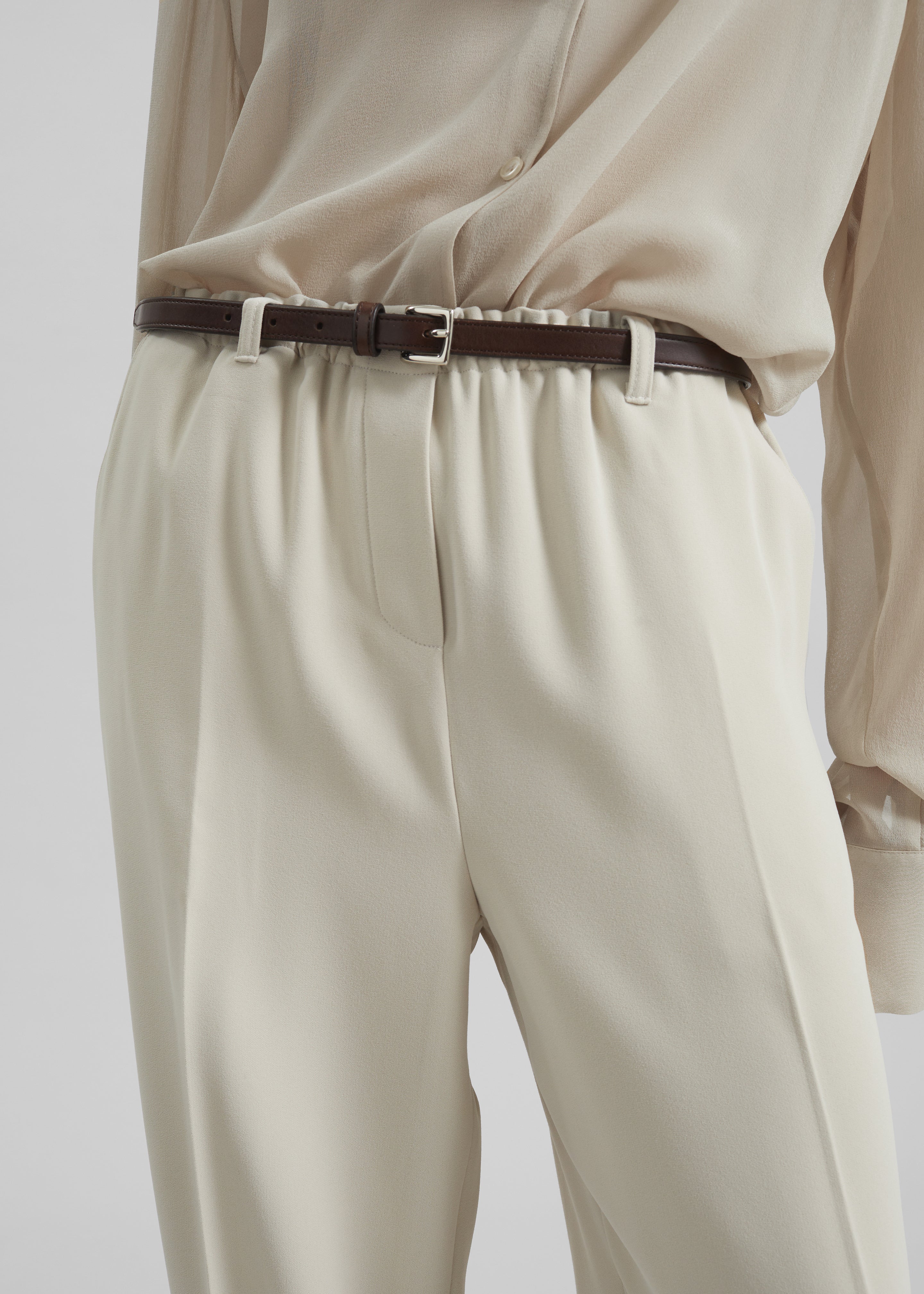 Hamnoy Straight Pants - Light Beige - 3