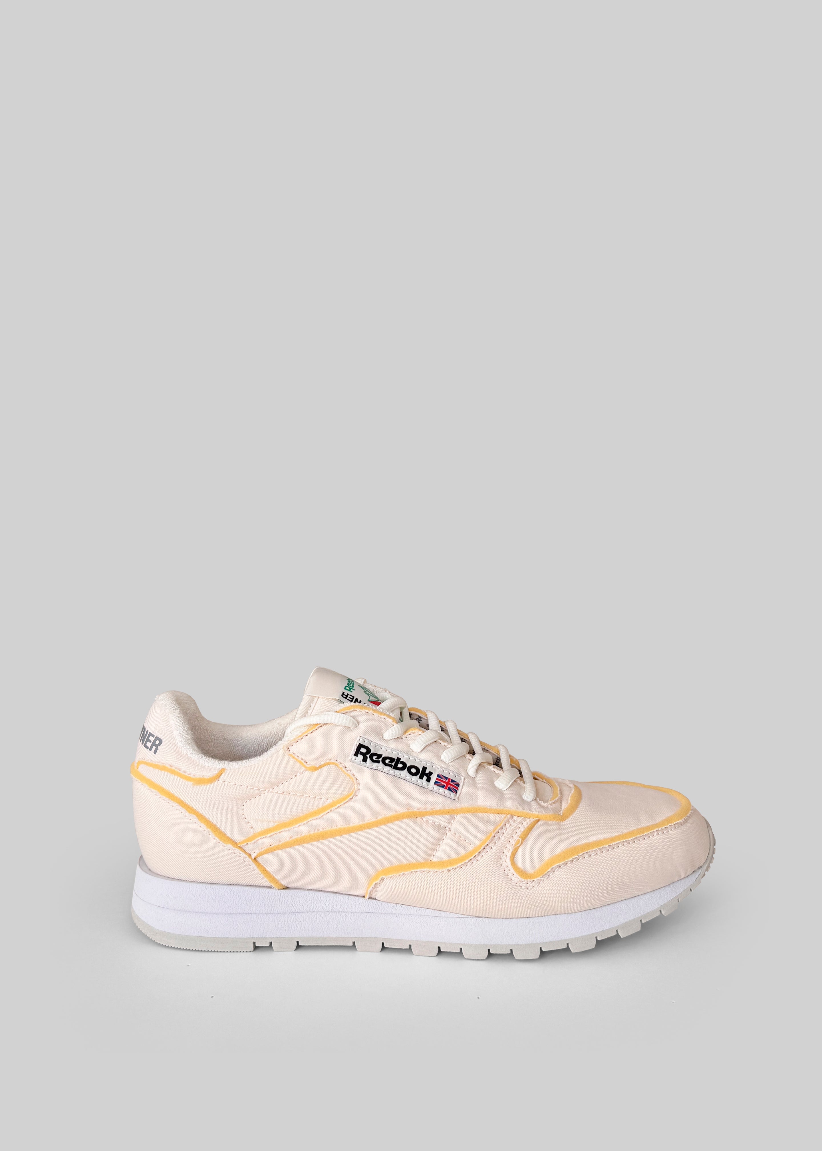 Hed Mayner x Reebok Classic Leather Premium Sneakers - Butter - 1