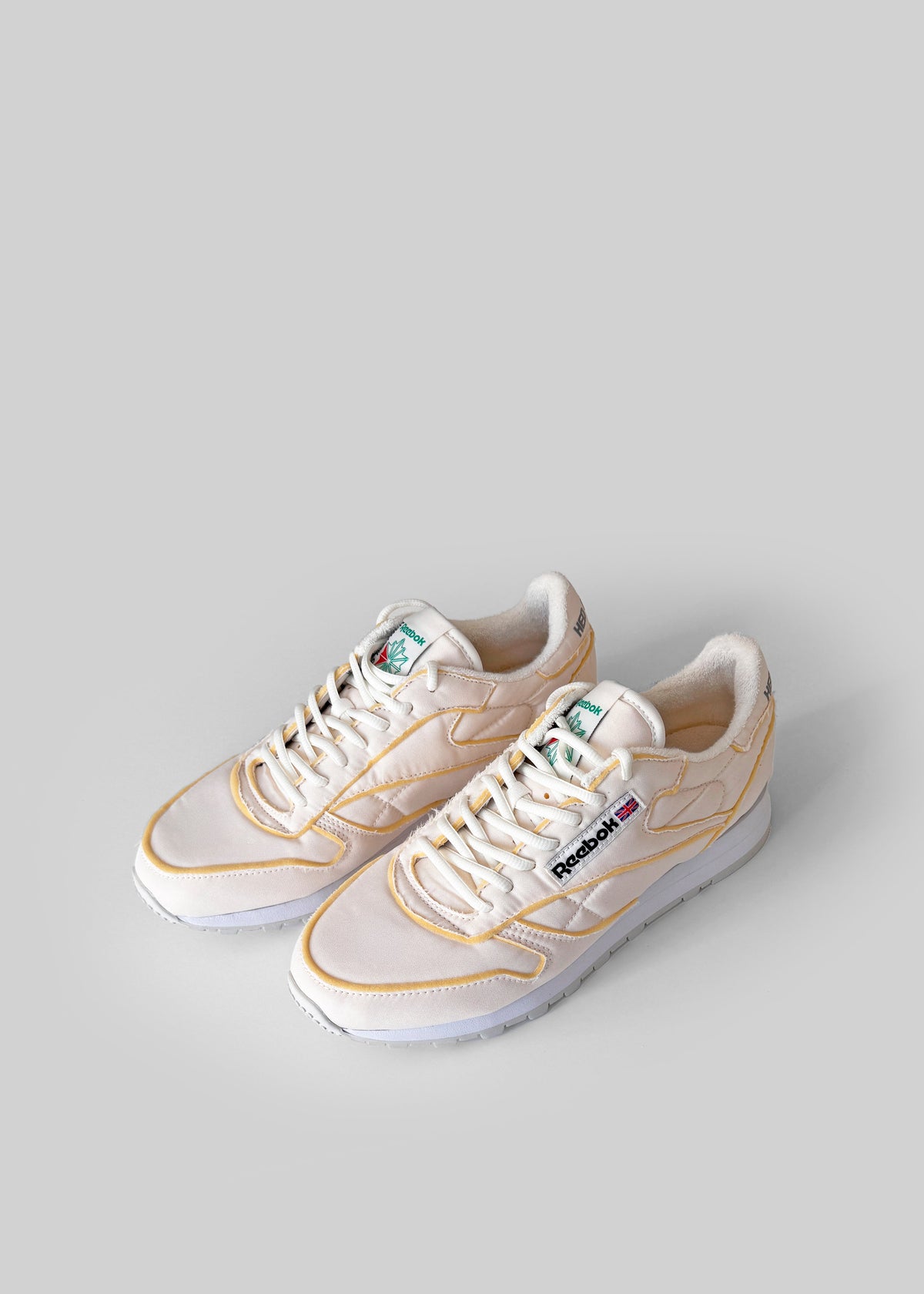 Hed Mayner x Reebok Classic Leather Premium Sneakers - Butter - 2