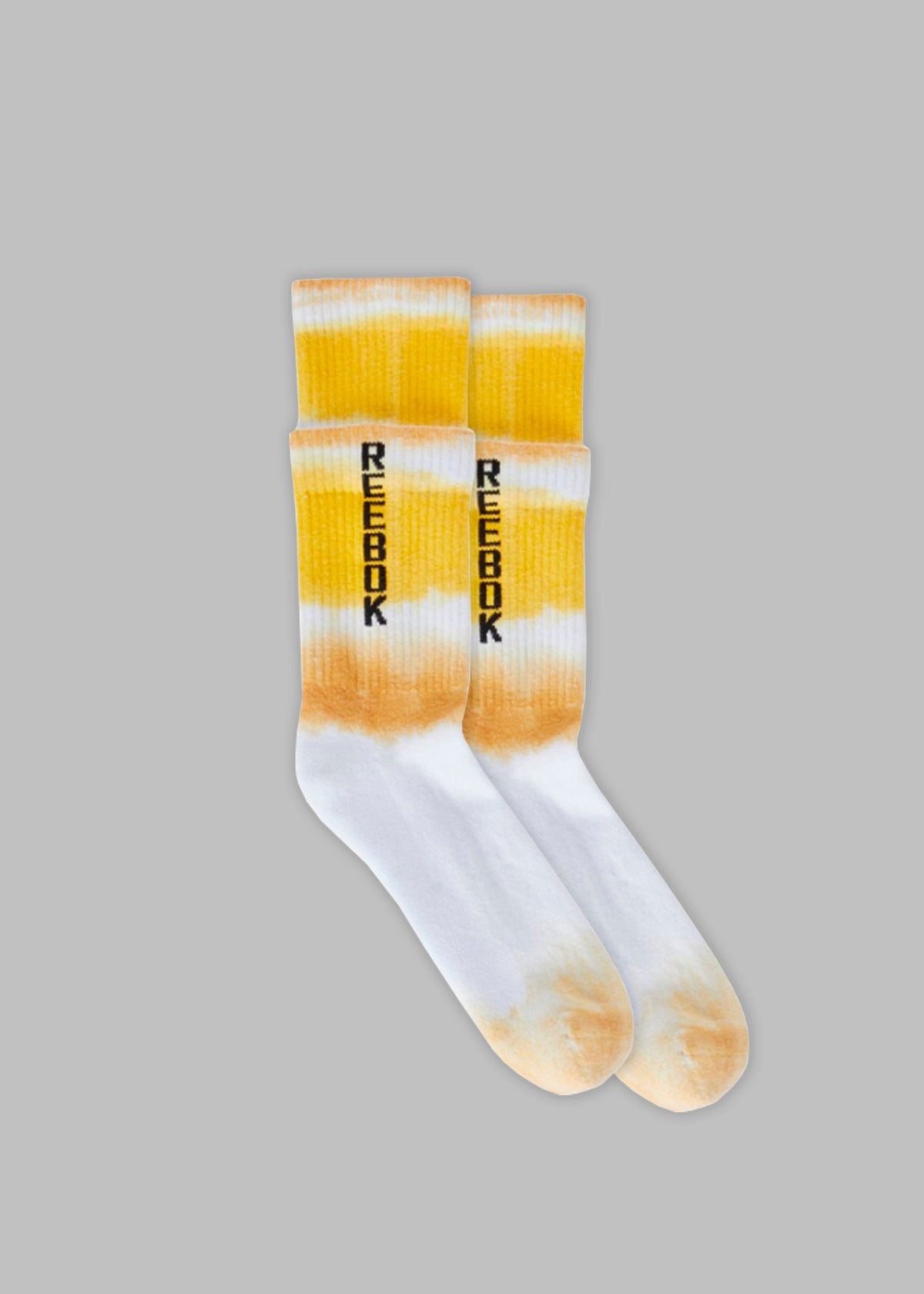 Hed Mayner x Reebok Double Socks - White/Yellow - 1