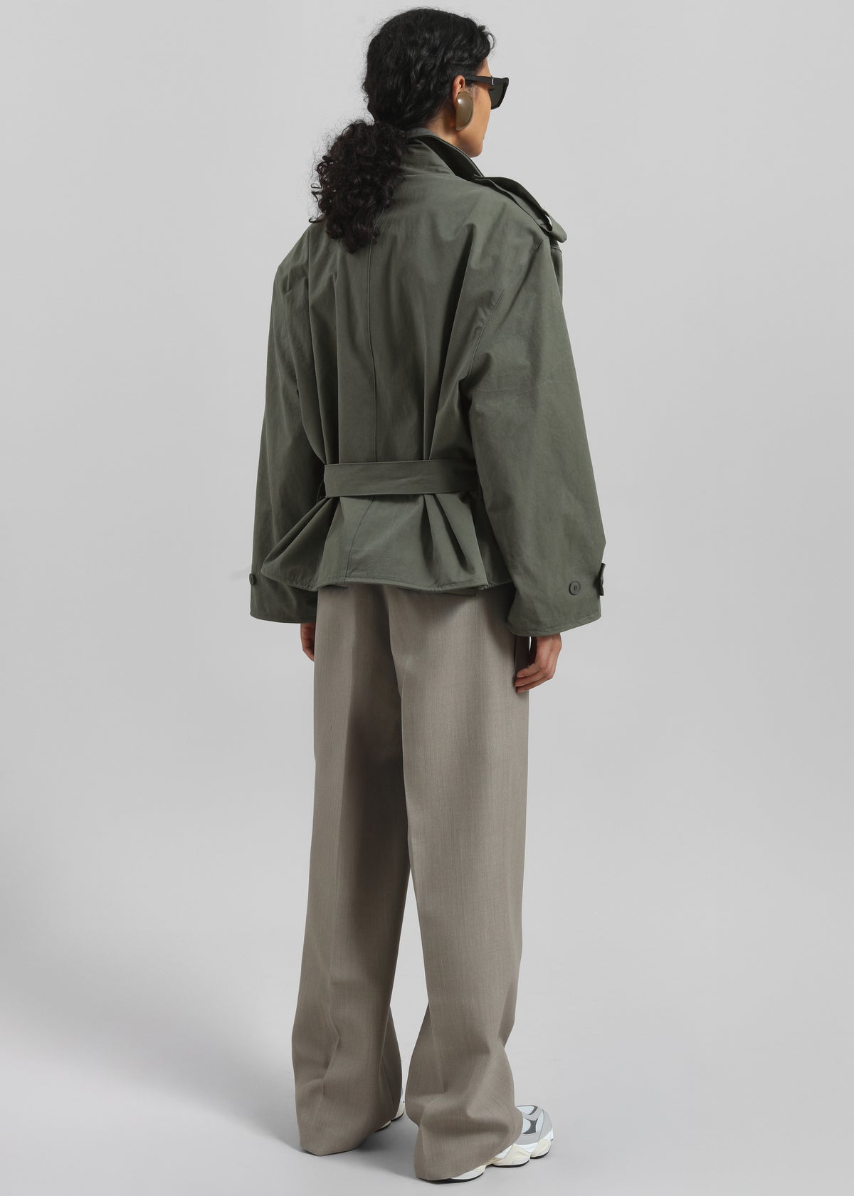 Hedley Wired Short Trench - Olive - 11