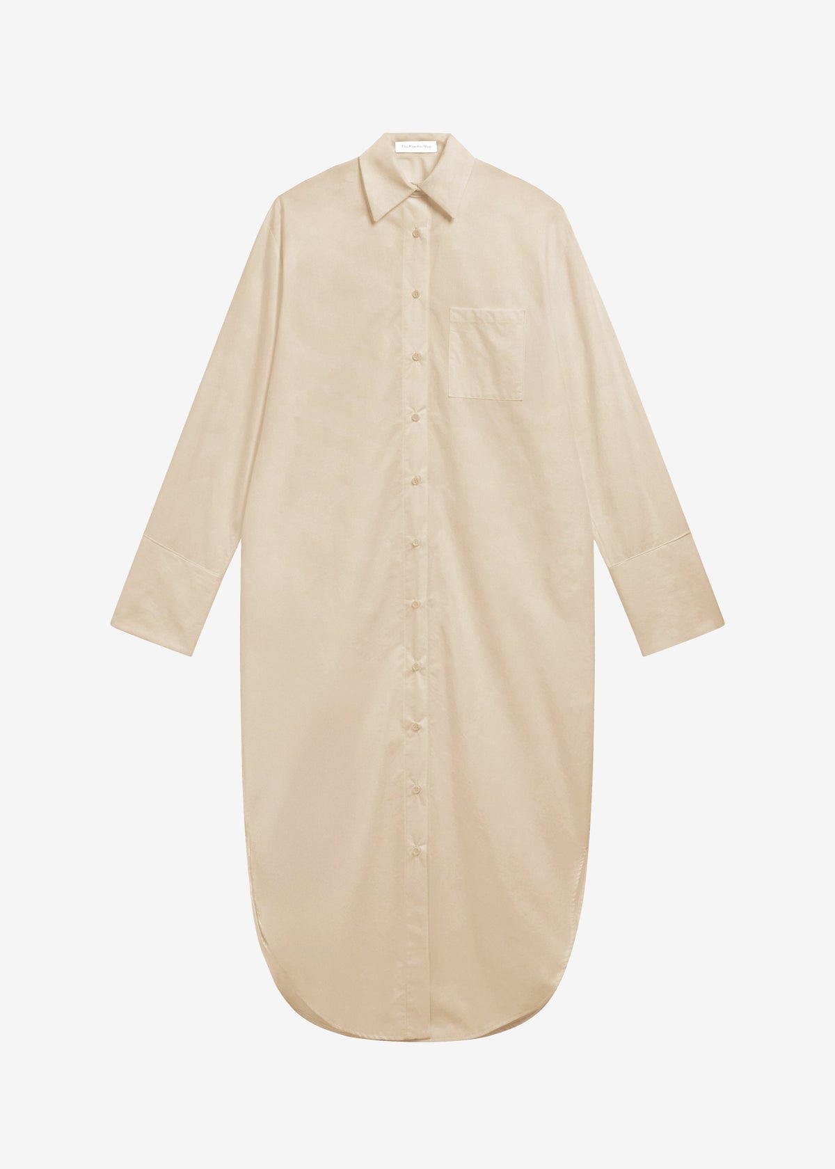 Helena Shirt Dress - Beige - 8