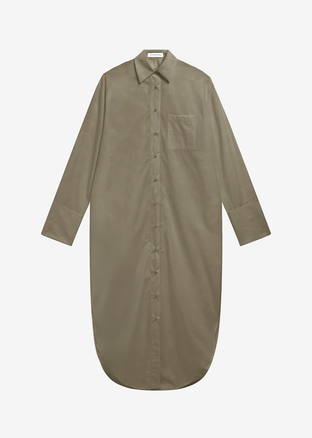 Helena Shirt Dress - Khaki - 7