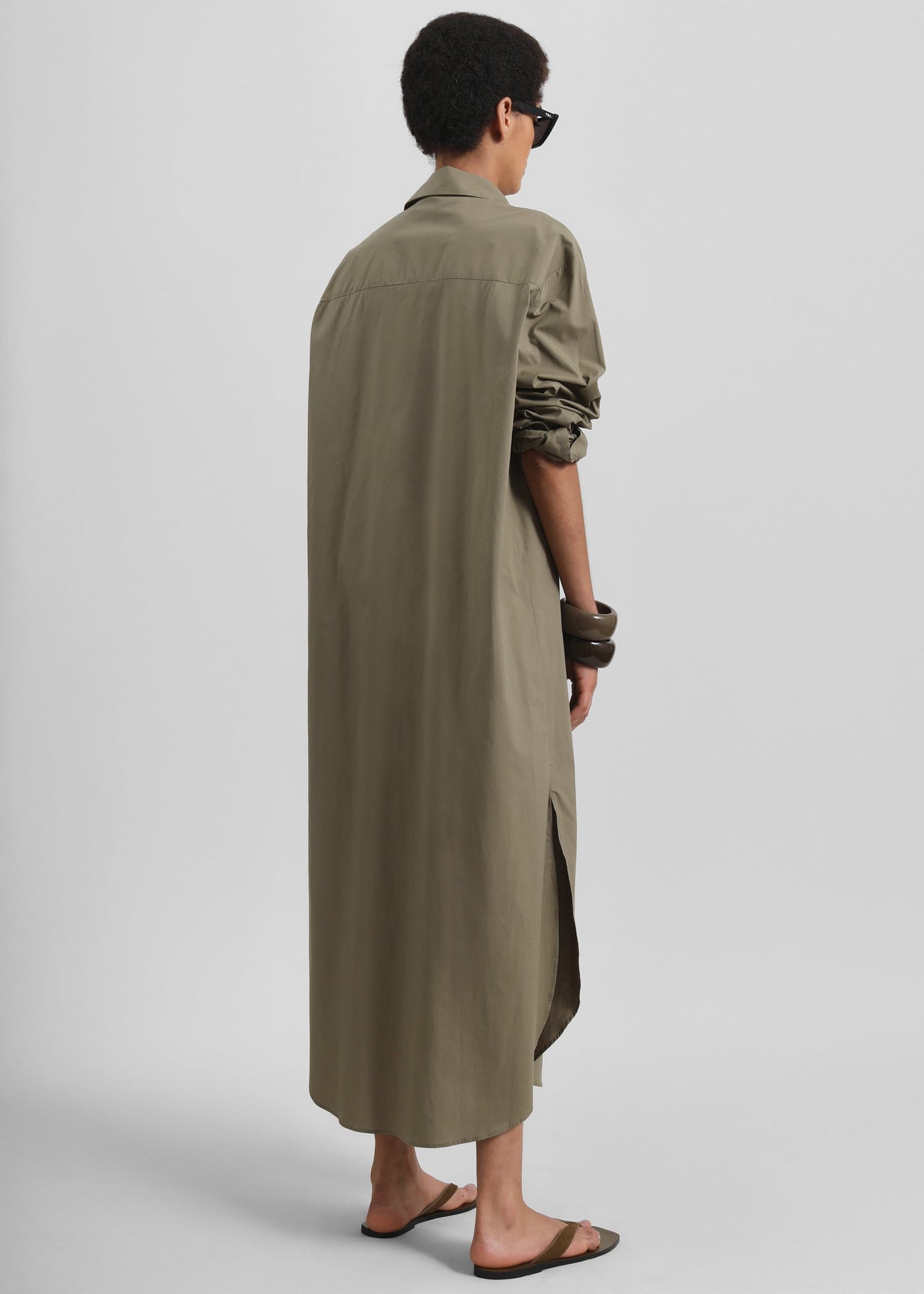 Helena Shirt Dress - Khaki - 6