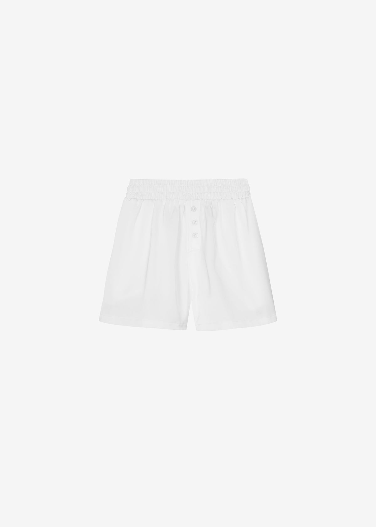 Ilsen Satin Boxer Shorts - White - 7