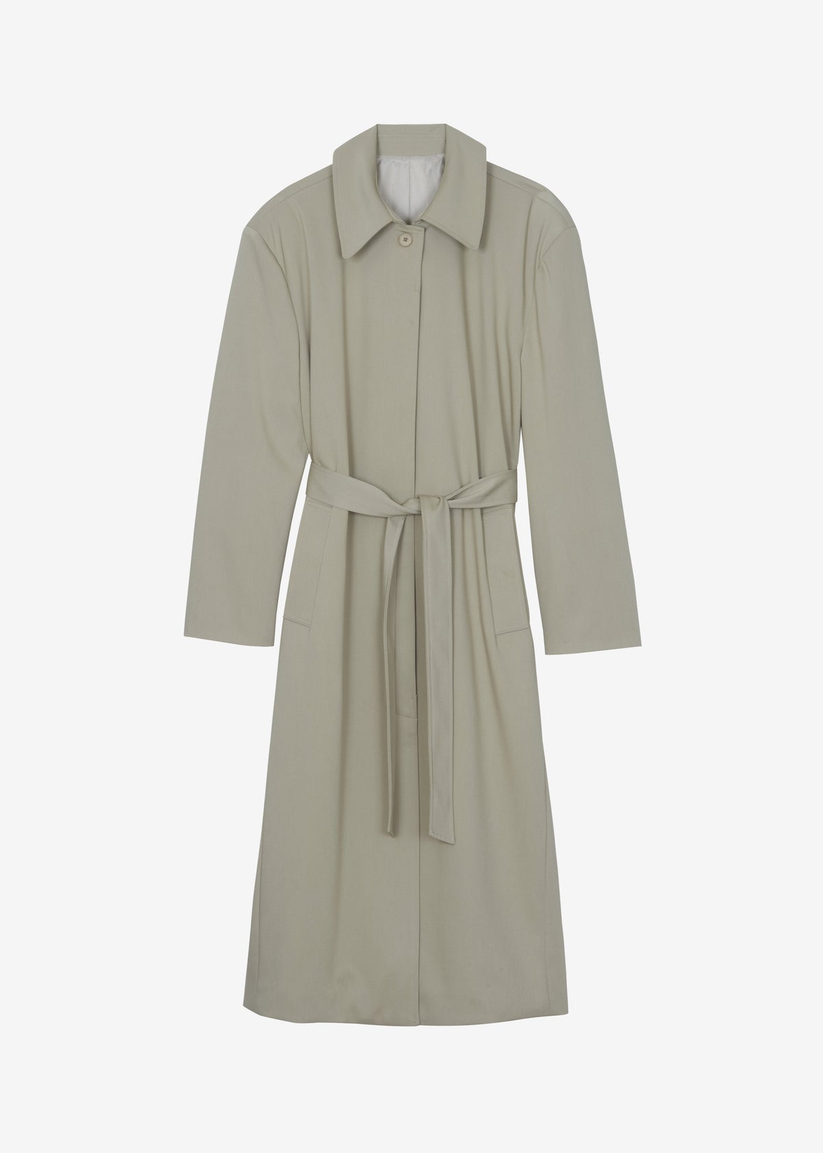 Indore Long Coat - Beige - 10