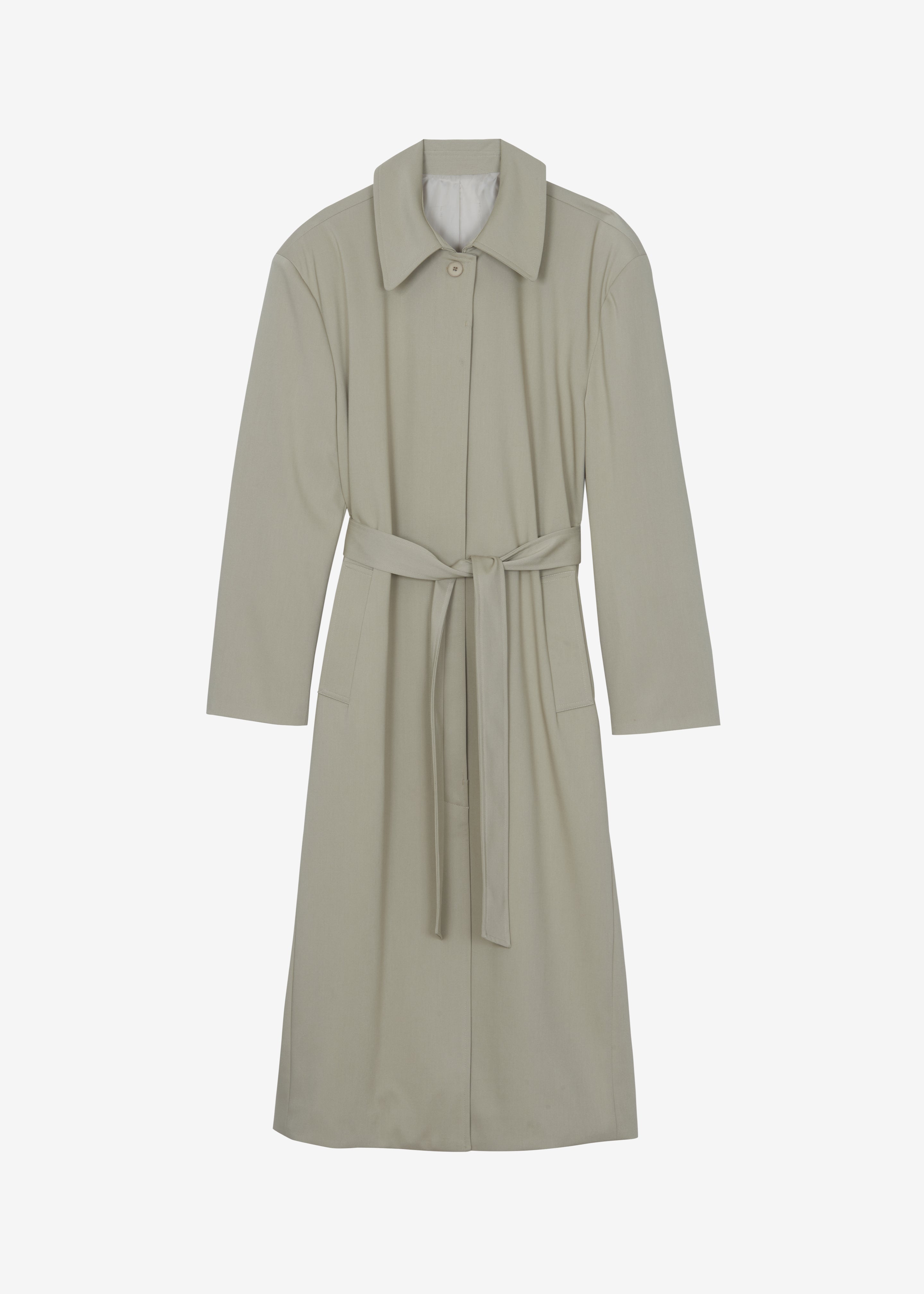 Indore Long Coat - Beige - 10