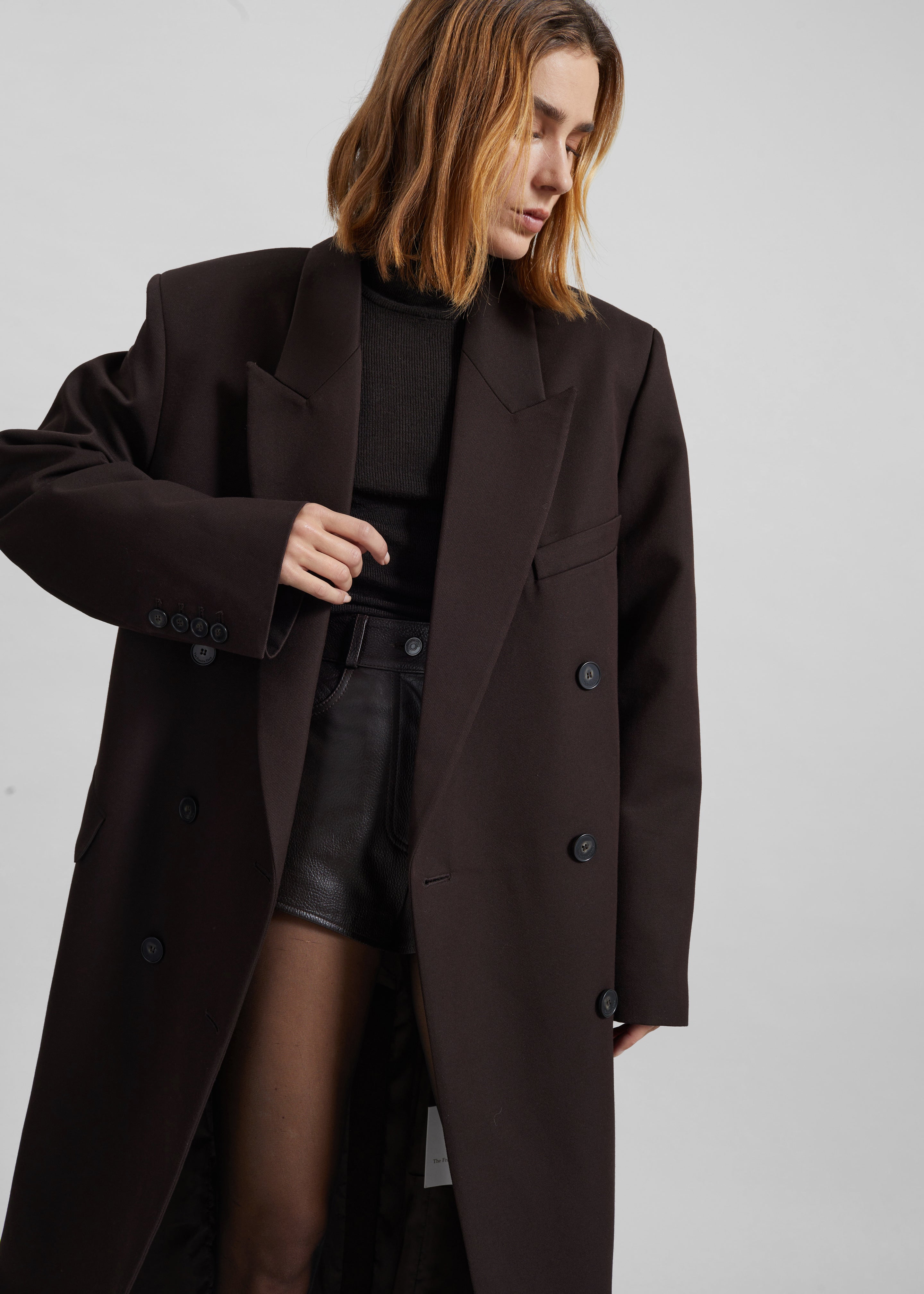 Jane Long Coat - Brown