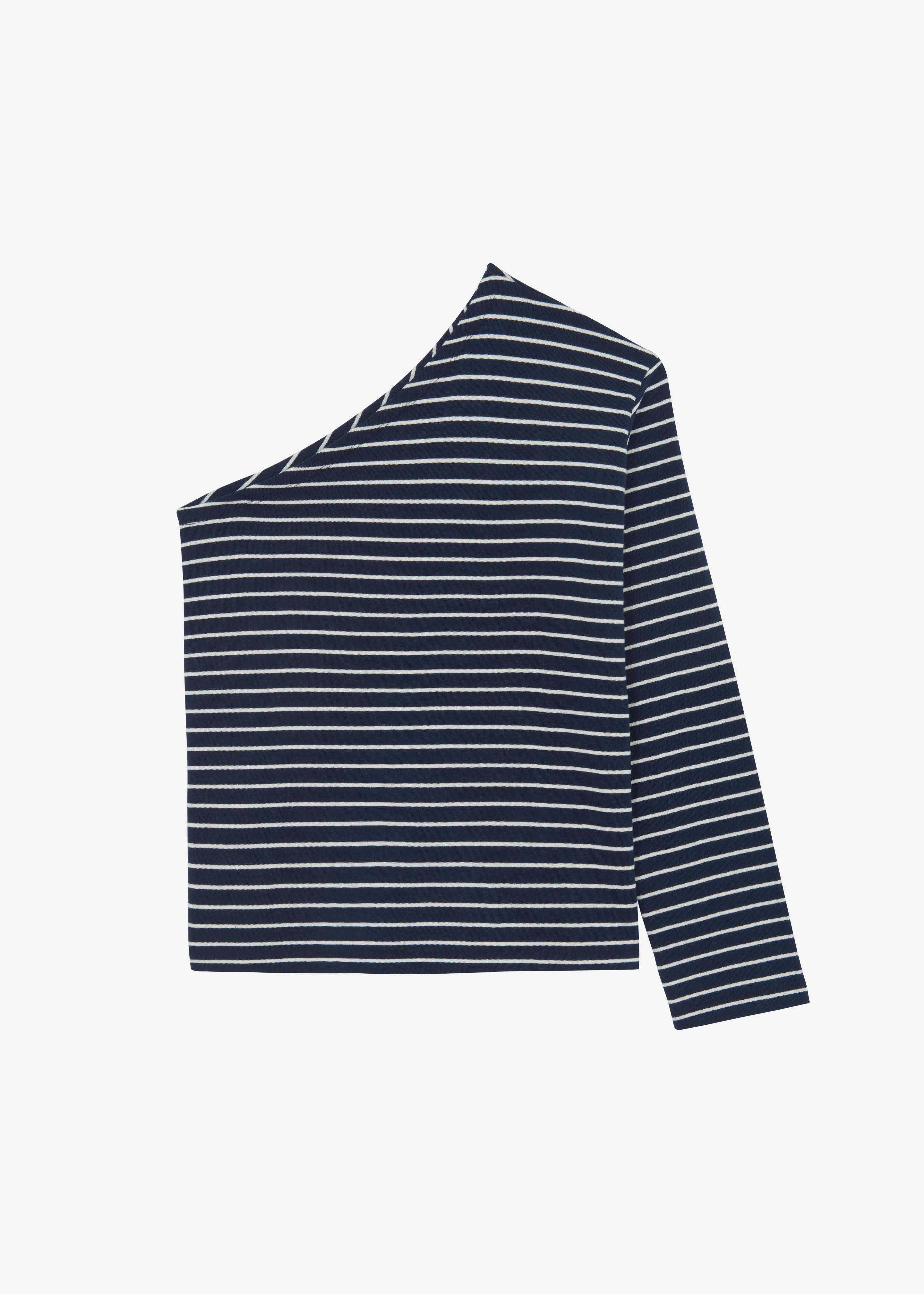 Jean One Shoulder Top - Navy - 9