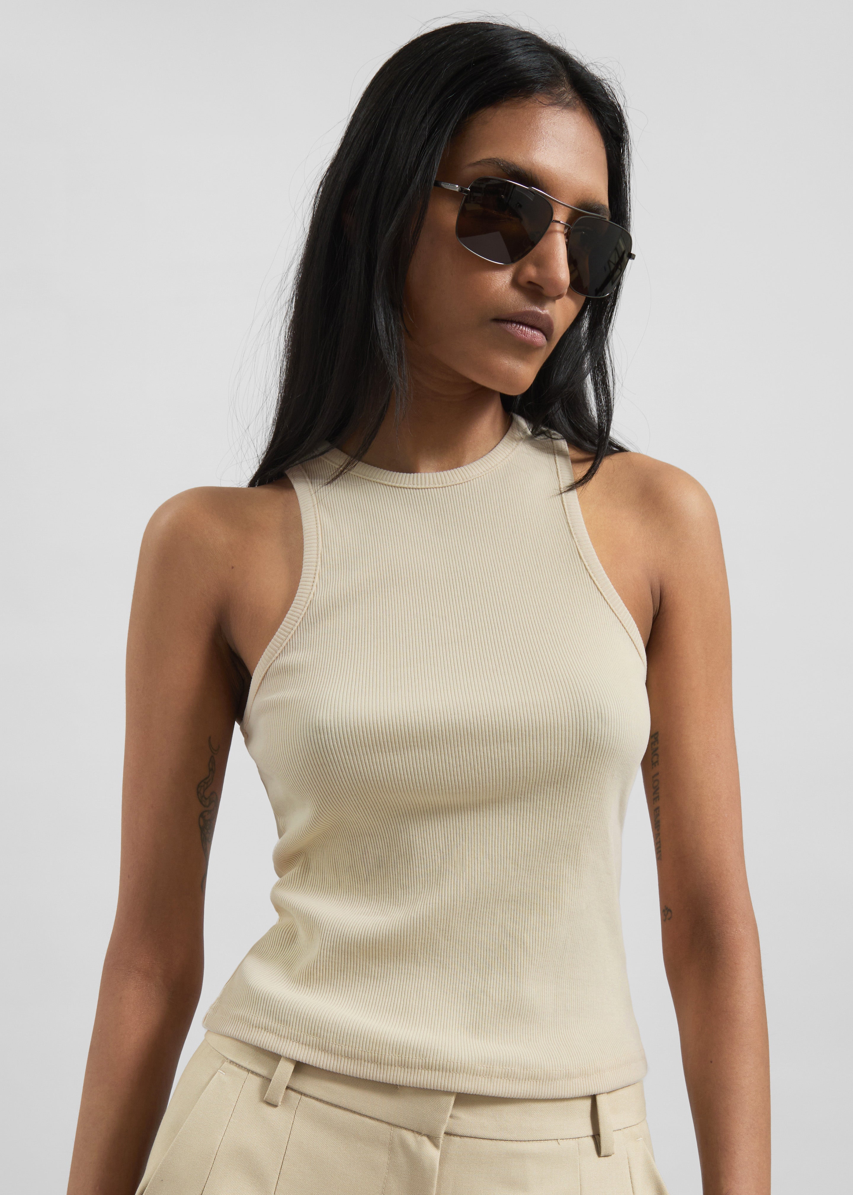 Jem Tank Top - Beige - 5