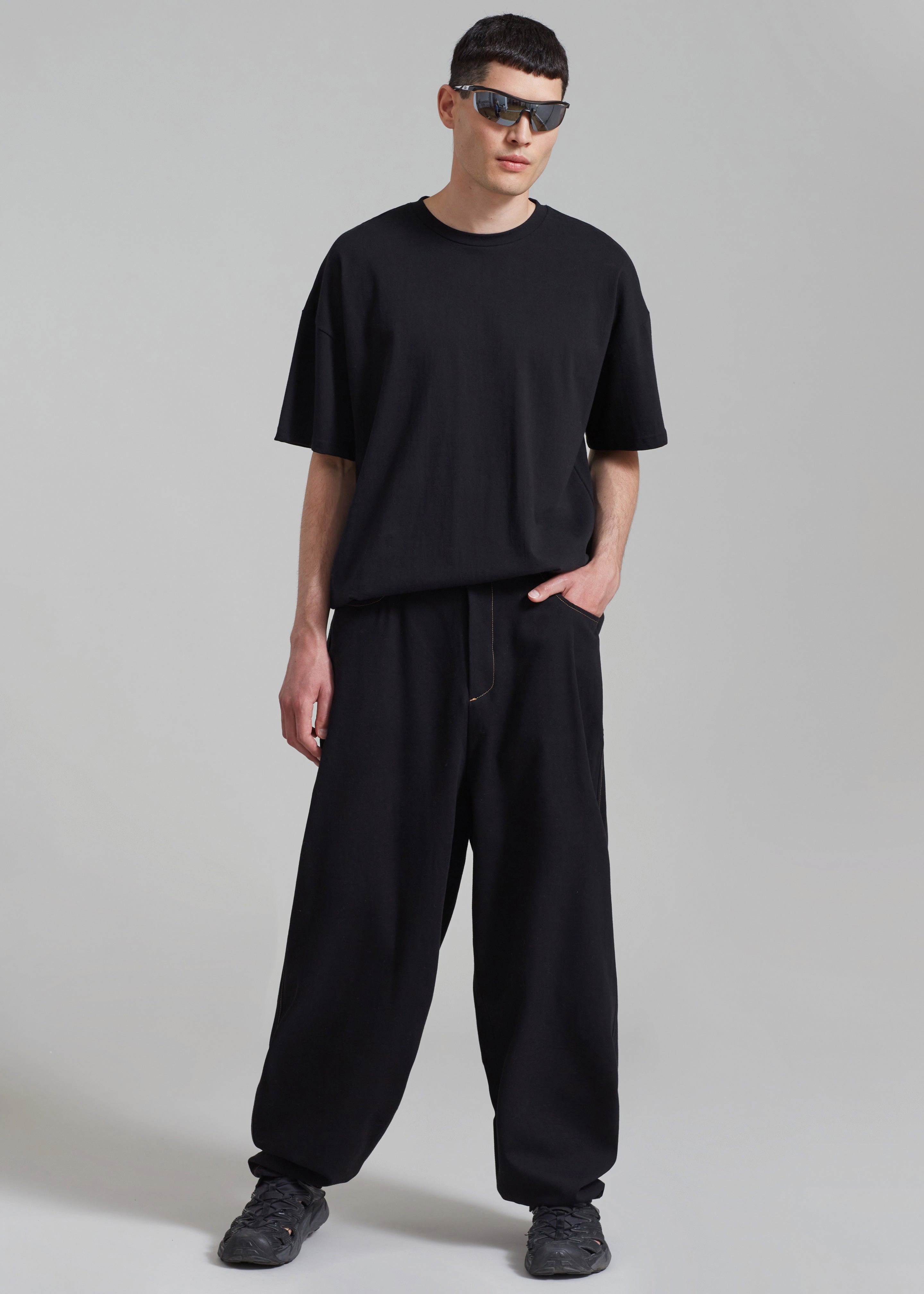 Joshua Baggy Pants - Black - 1
