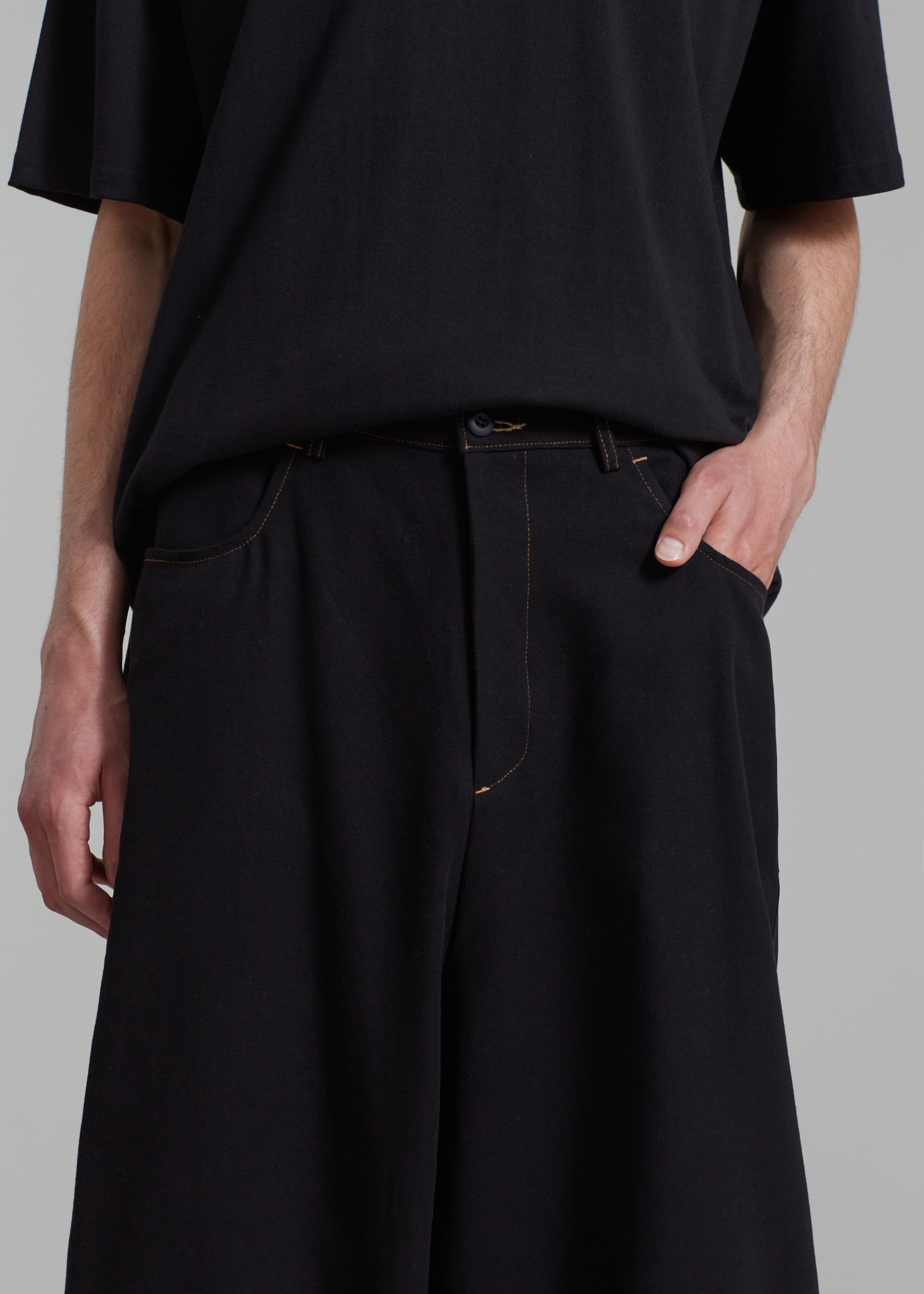 Joshua Baggy Pants - Black - 3