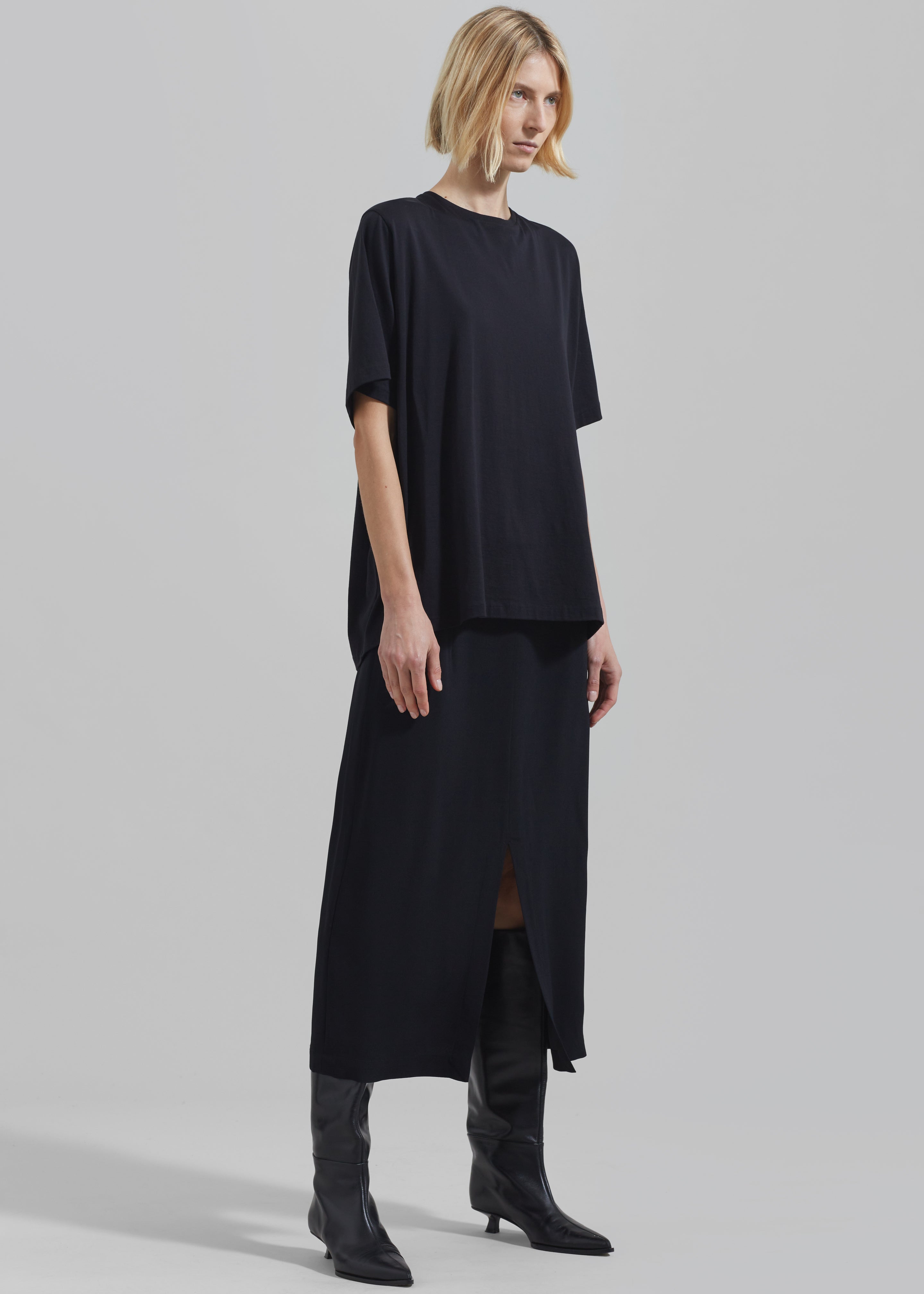 Judy Midi Skirt - Black - 3