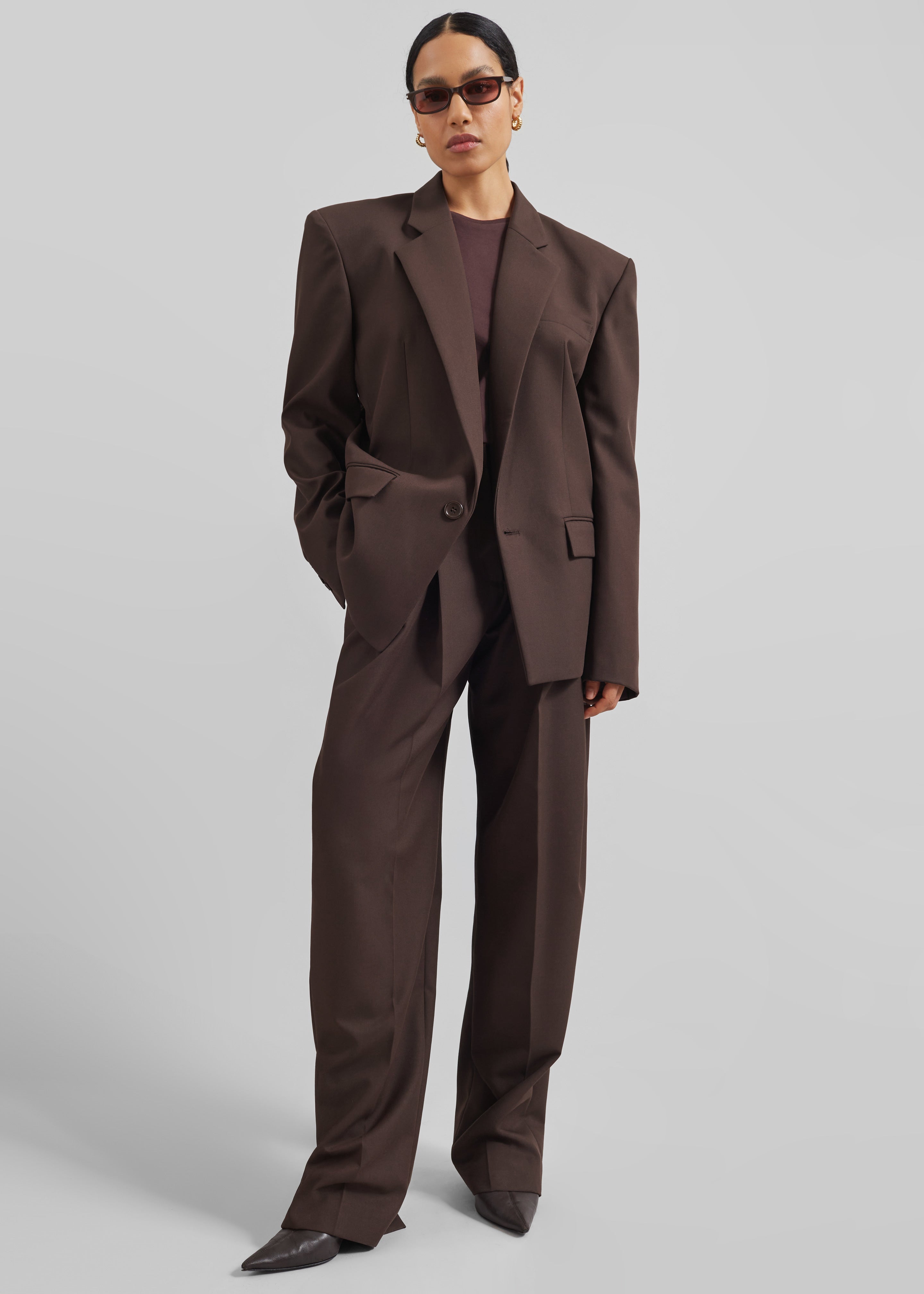 Jun Blazer - Brown - 6