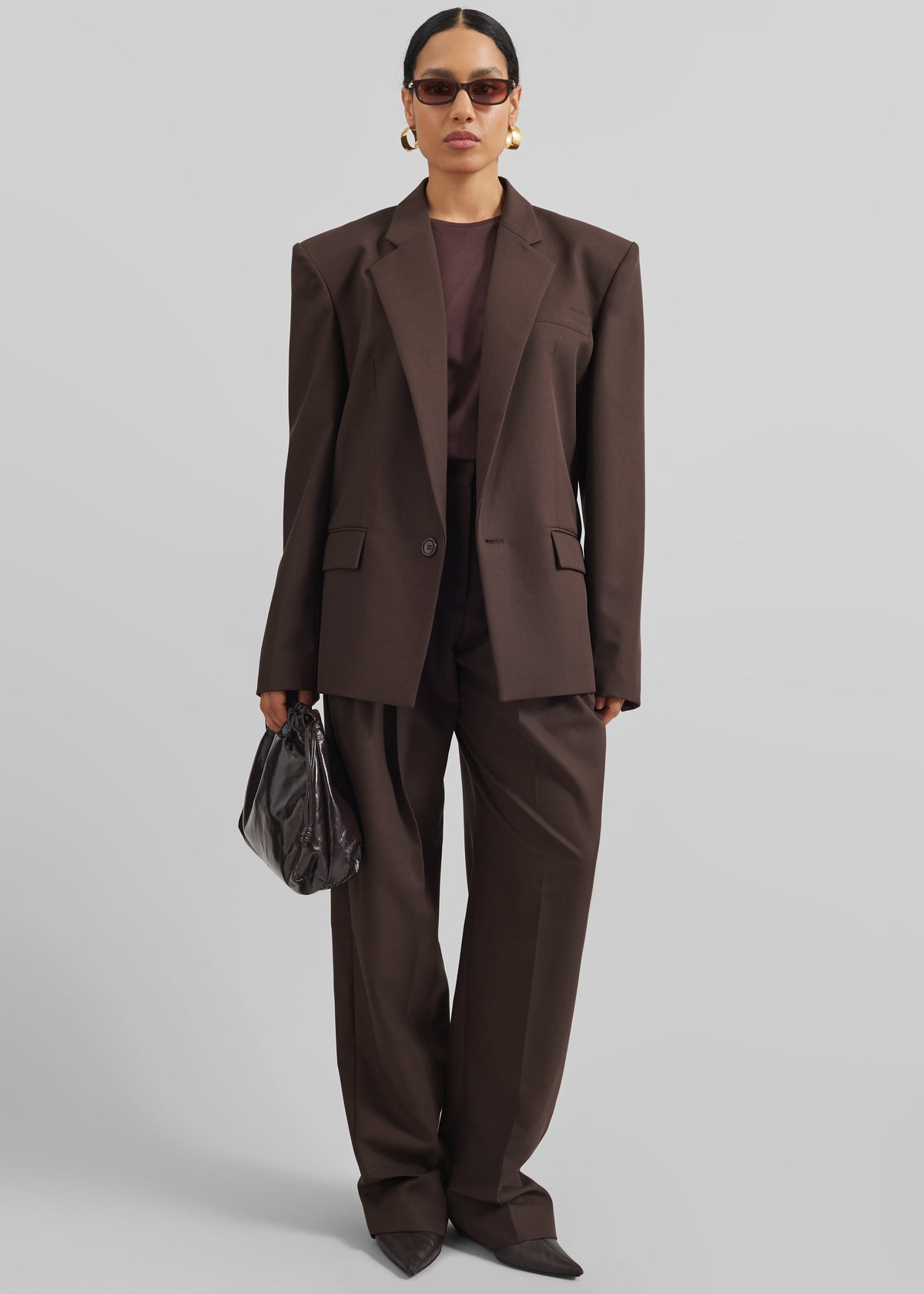 Jun Blazer - Brown - 2