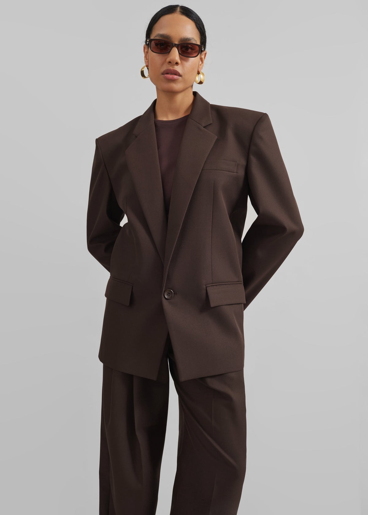 Jun Blazer - Brown - 5