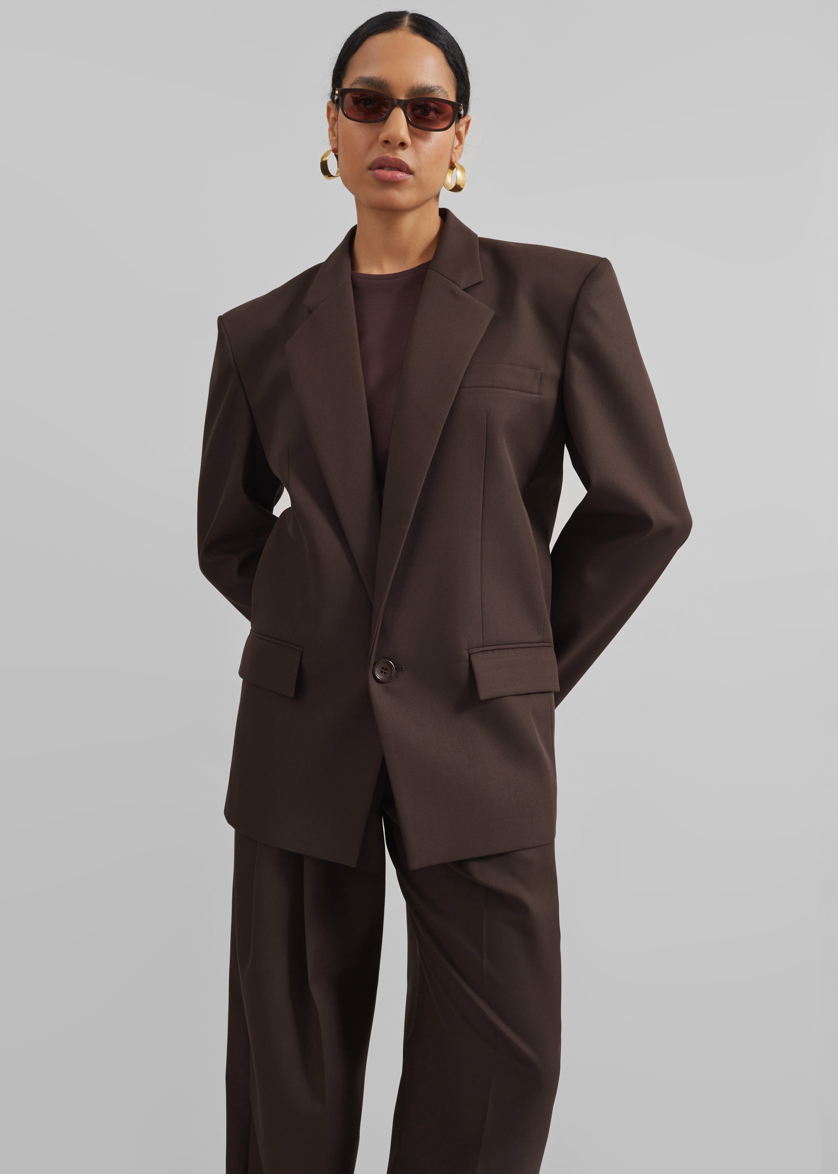 Jun Blazer - Brown - 5