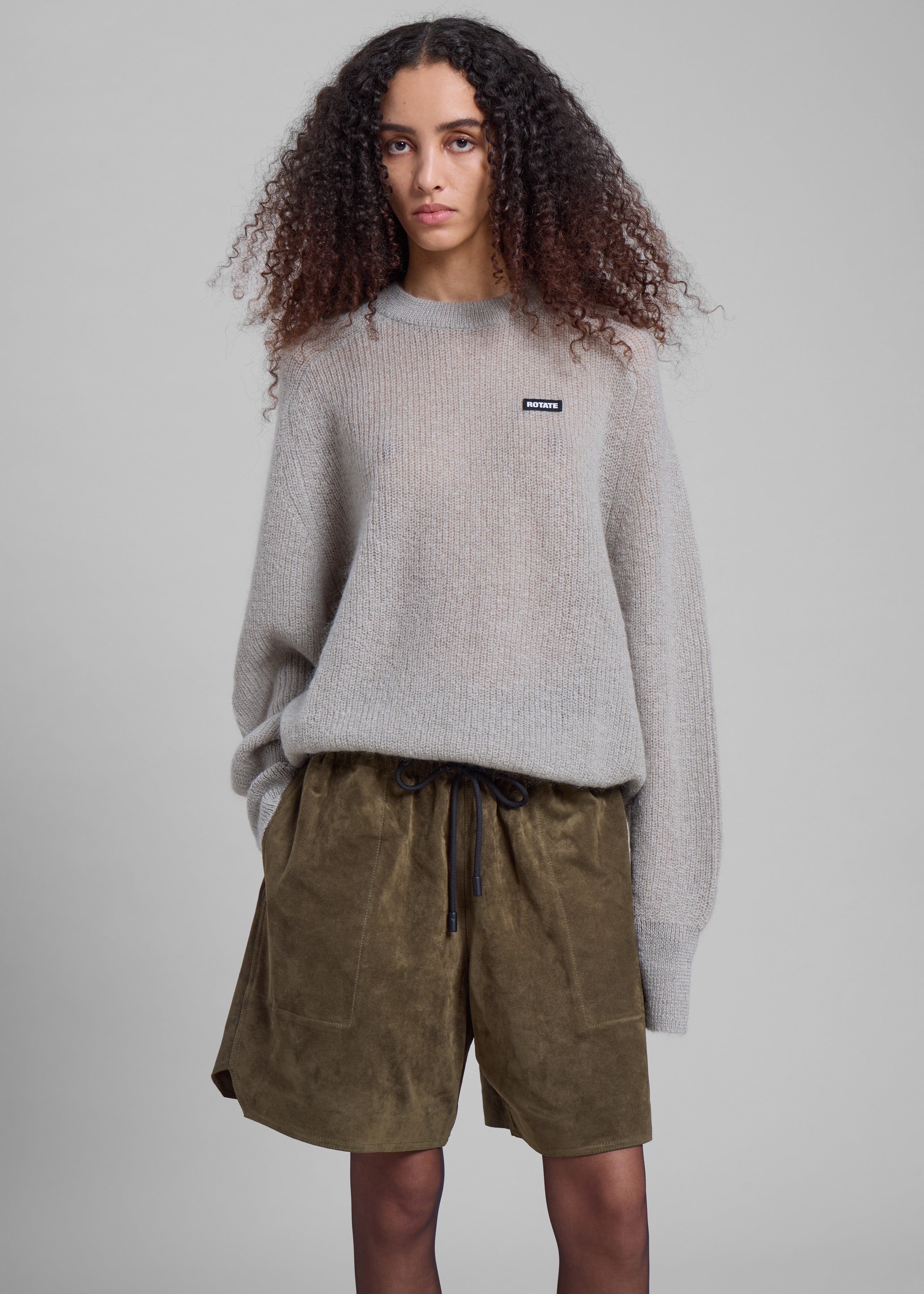 JW Anderson Drawstring Shorts - Khaki - 3