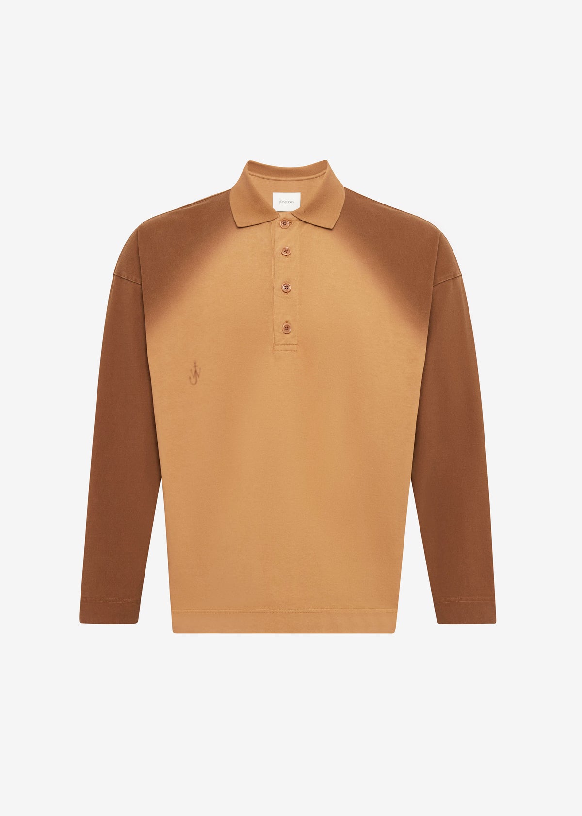 JW Anderson Long Sleeve Rugby Polo - Tobacco - 6