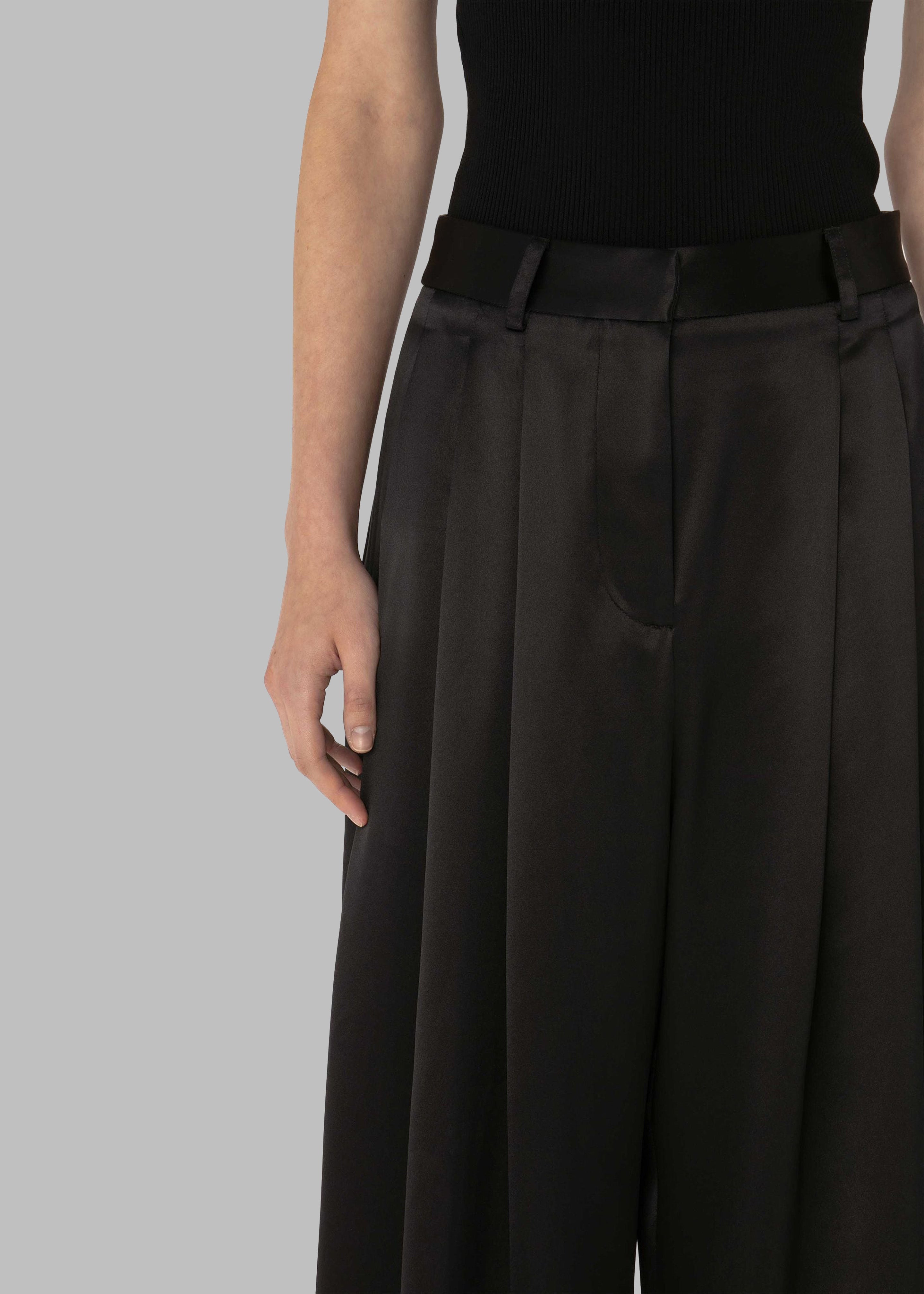 JW Anderson Wide Leg Trousers - Black - 4