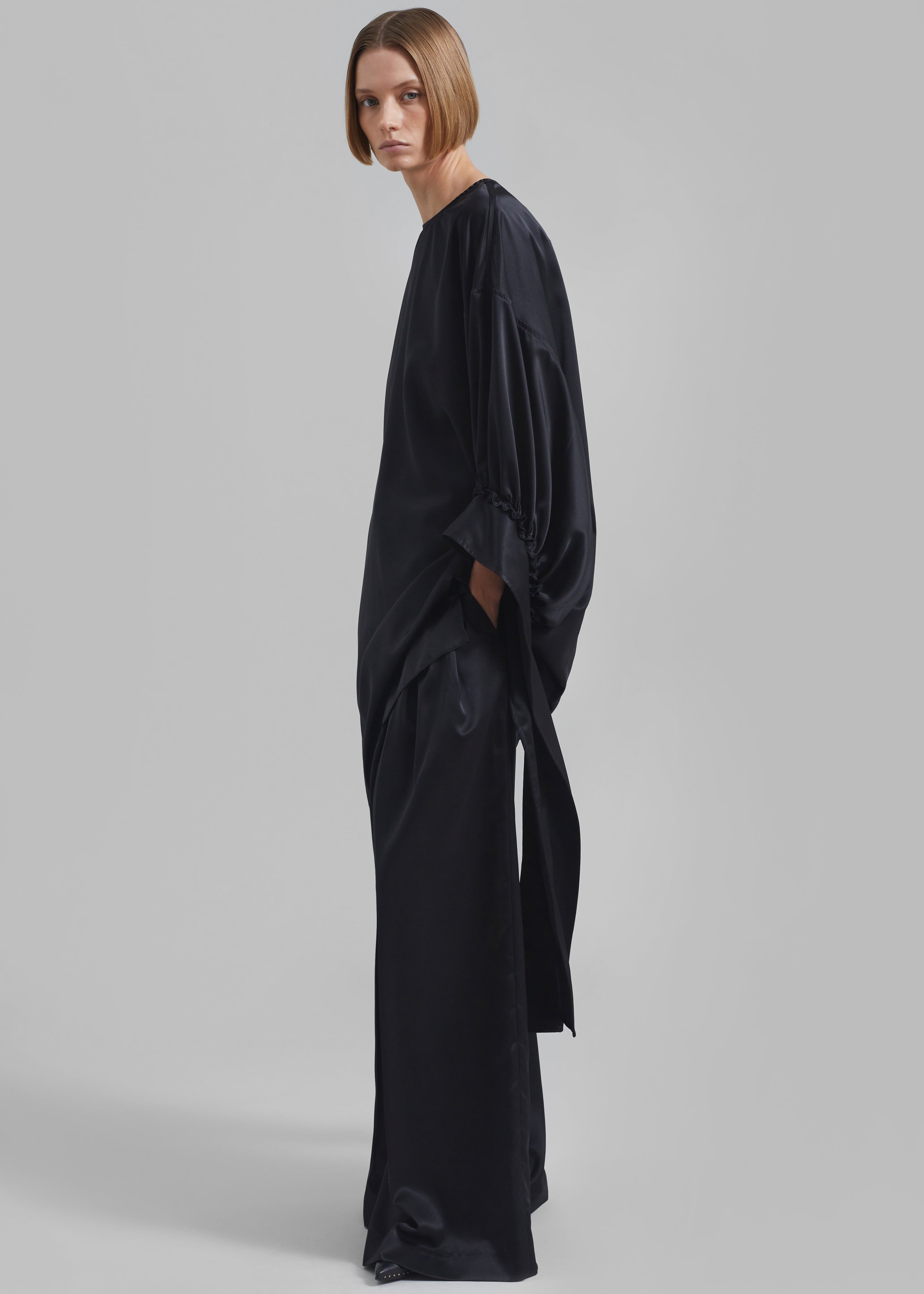 JW Anderson Wide Leg Trousers - Black - 9