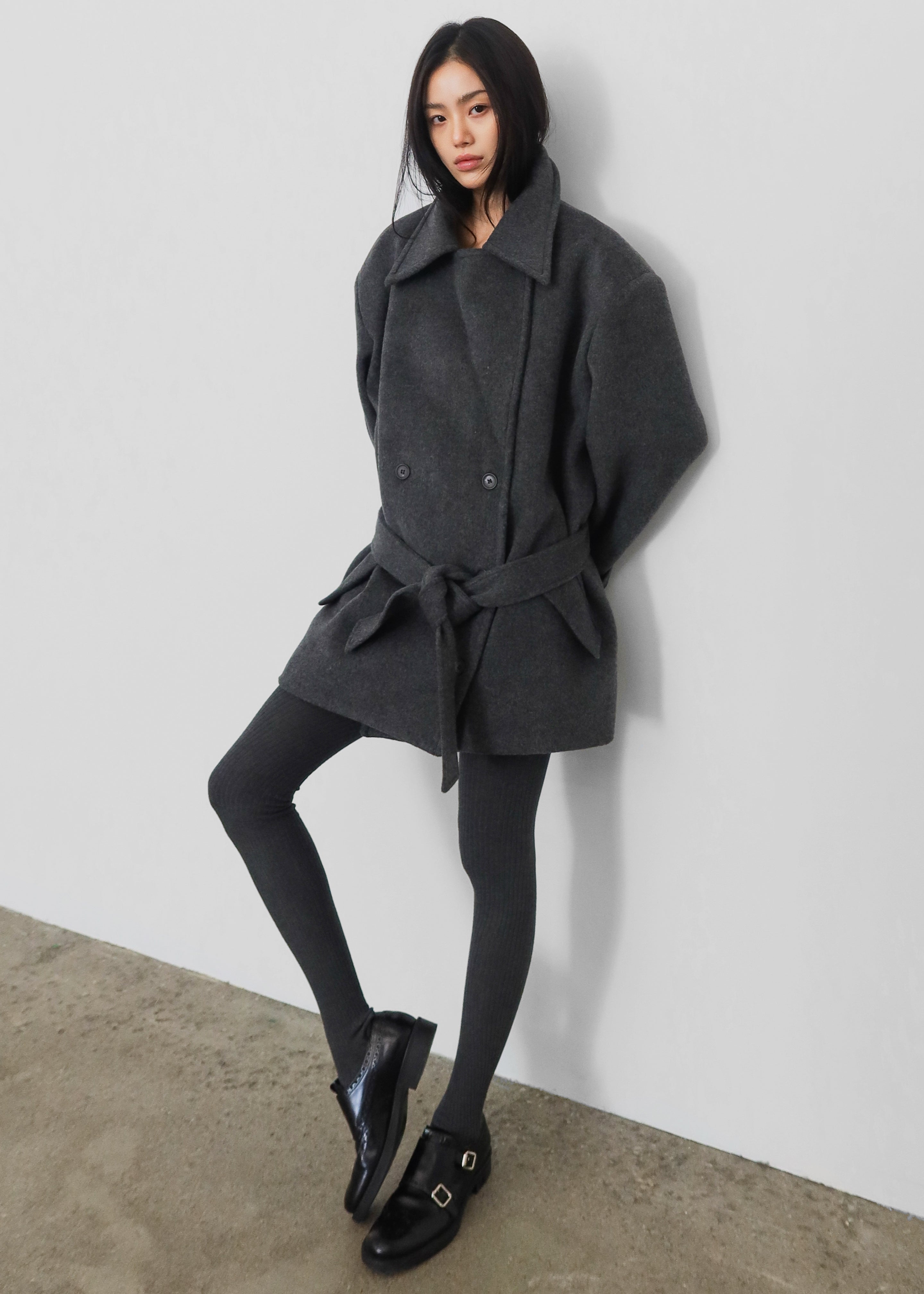 Kalmar Wool Peacoat - Grey – The Frankie Shop Europe