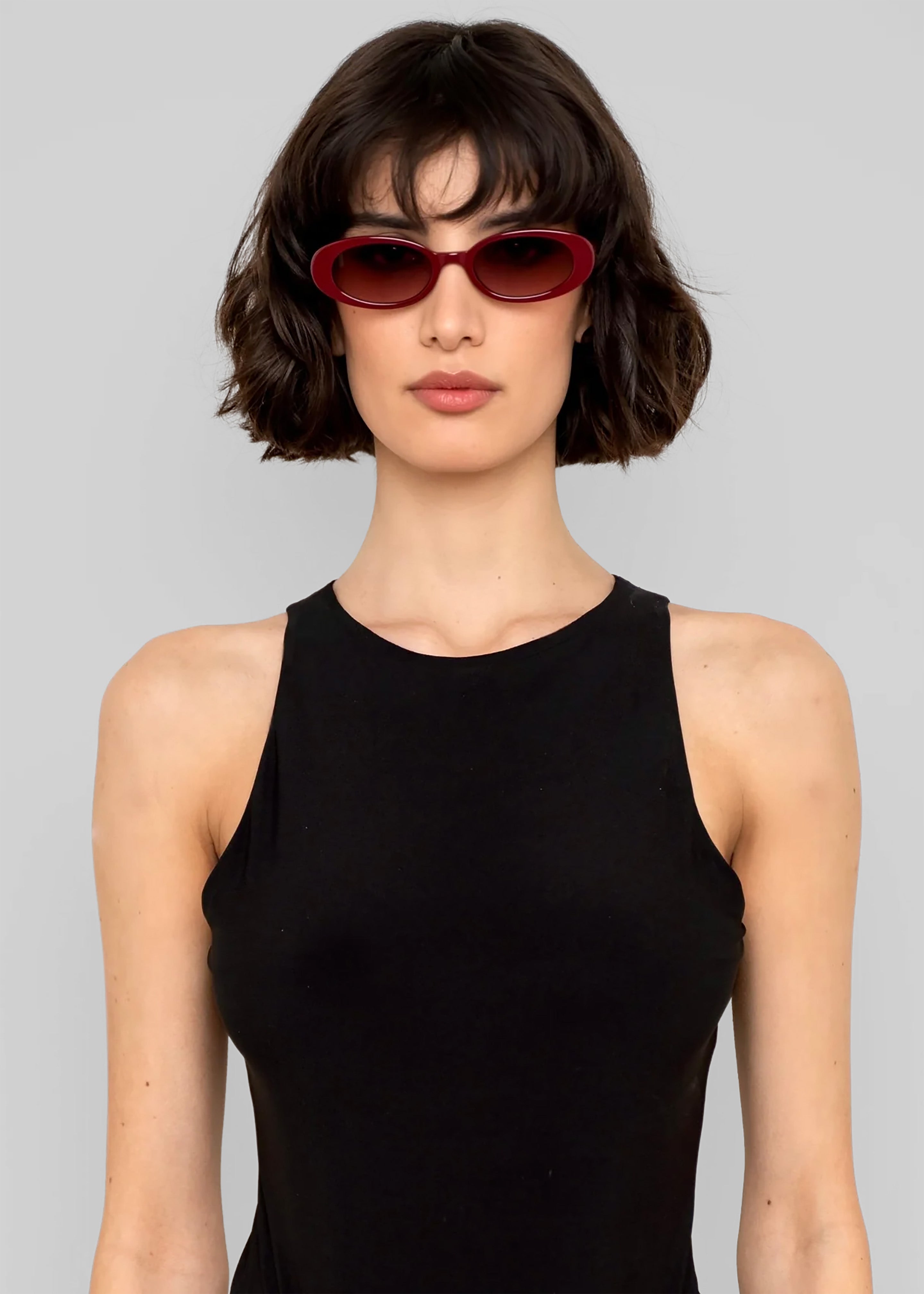 Karen Wazen Olivia Sunglasses - Burgundy - 7