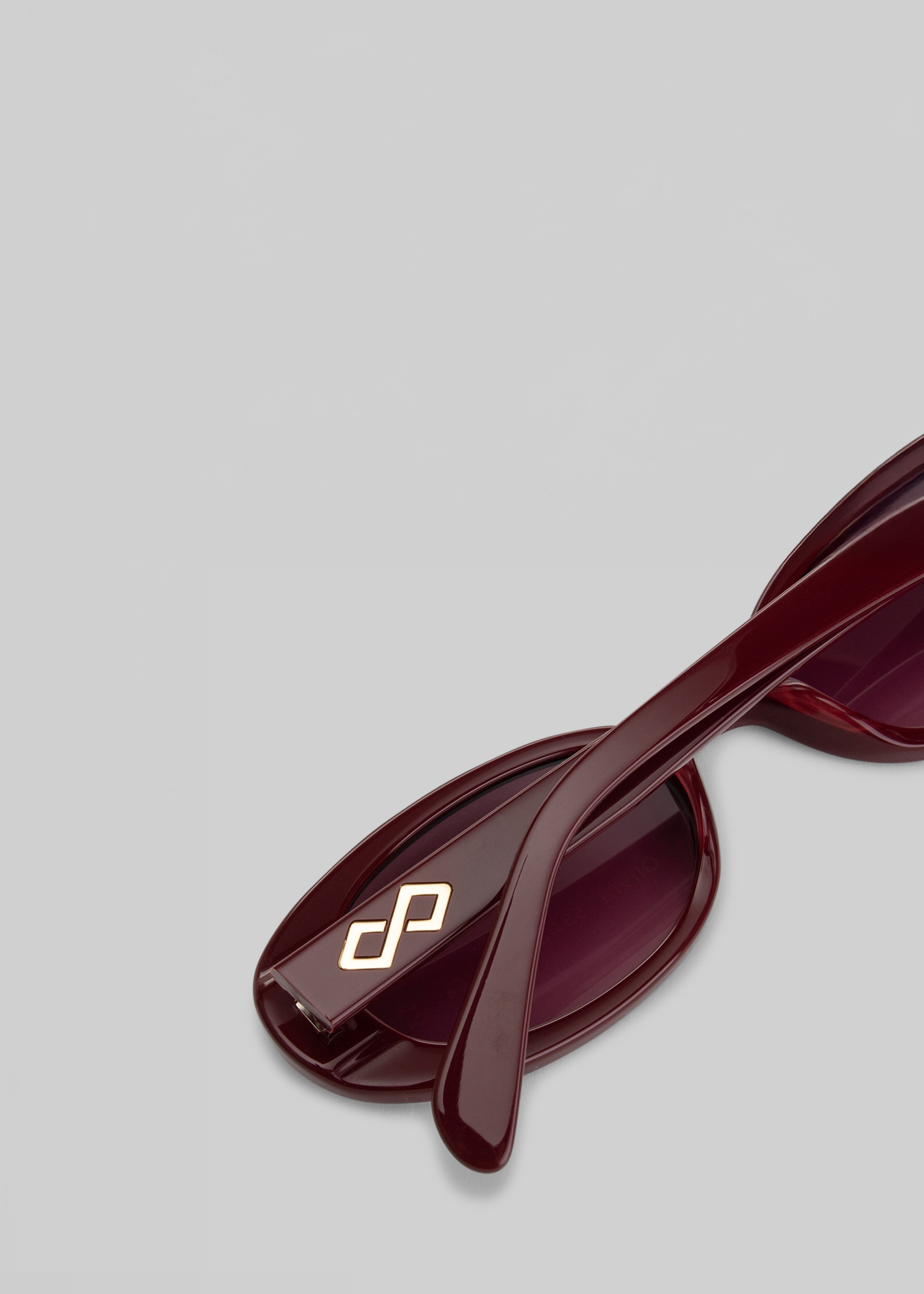 Karen Wazen Olivia Sunglasses - Burgundy - 4
