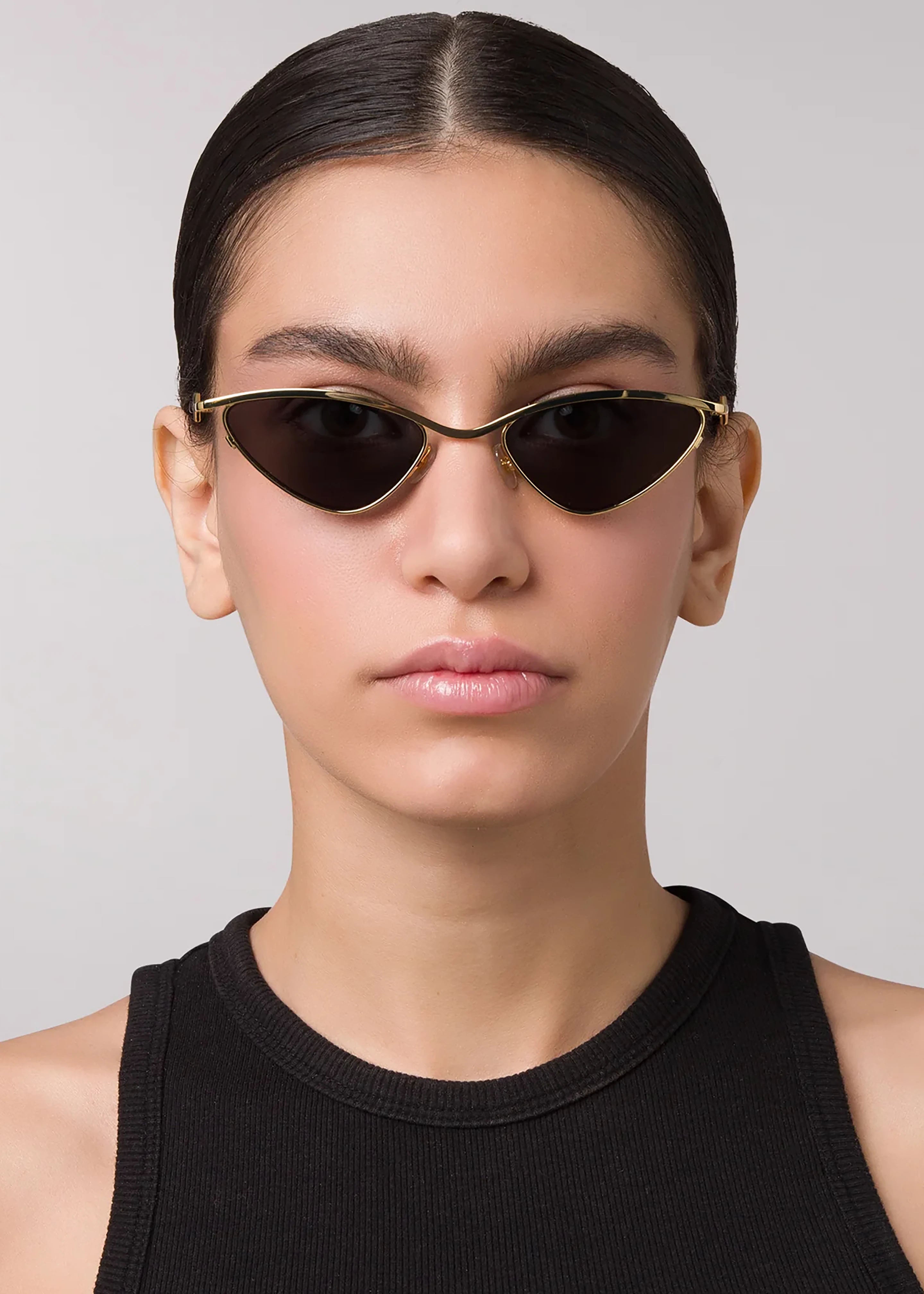 Karen Wazen Zoe Sunglasses - Gold - 5