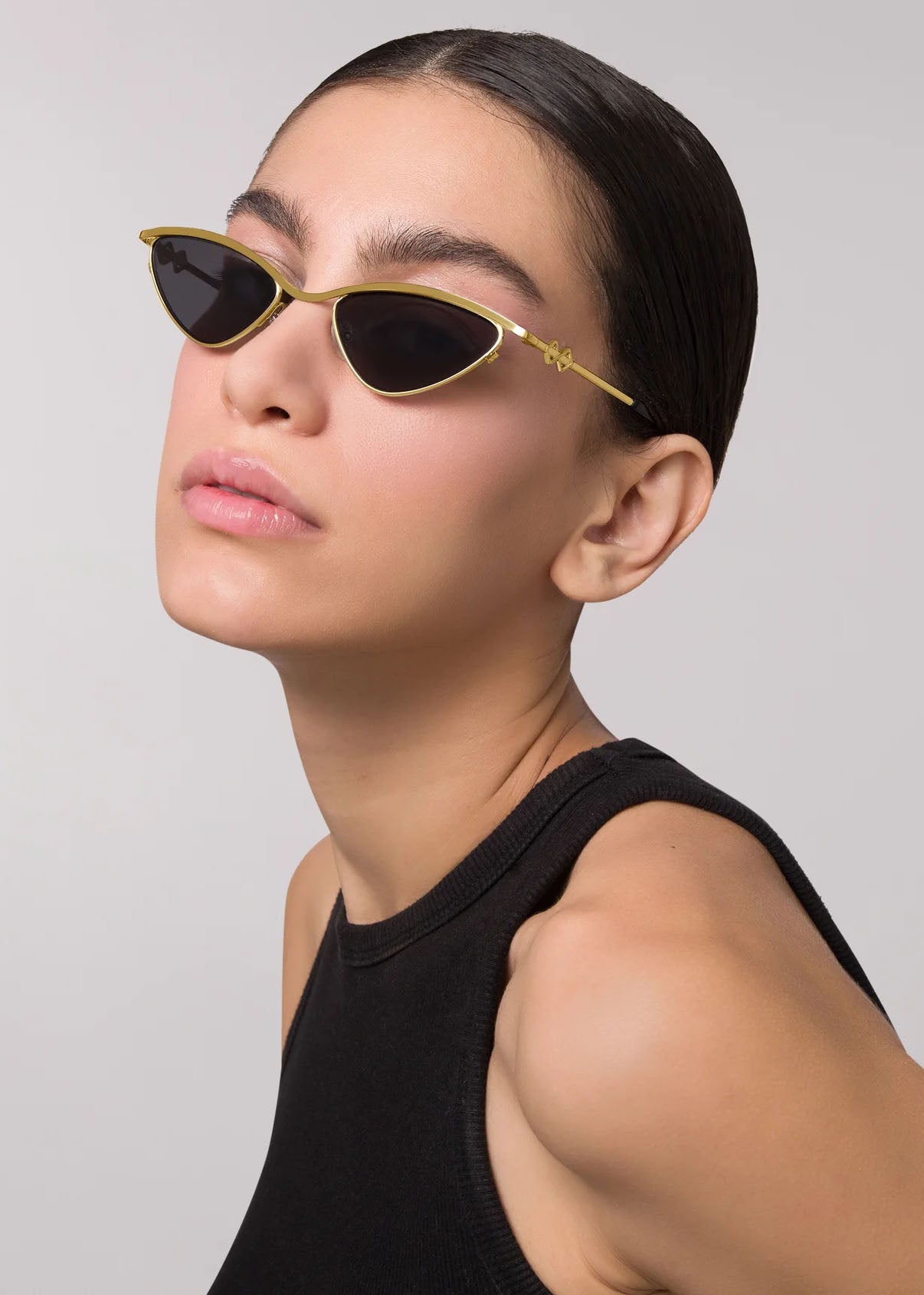 Karen Wazen Zoe Sunglasses - Gold - 6