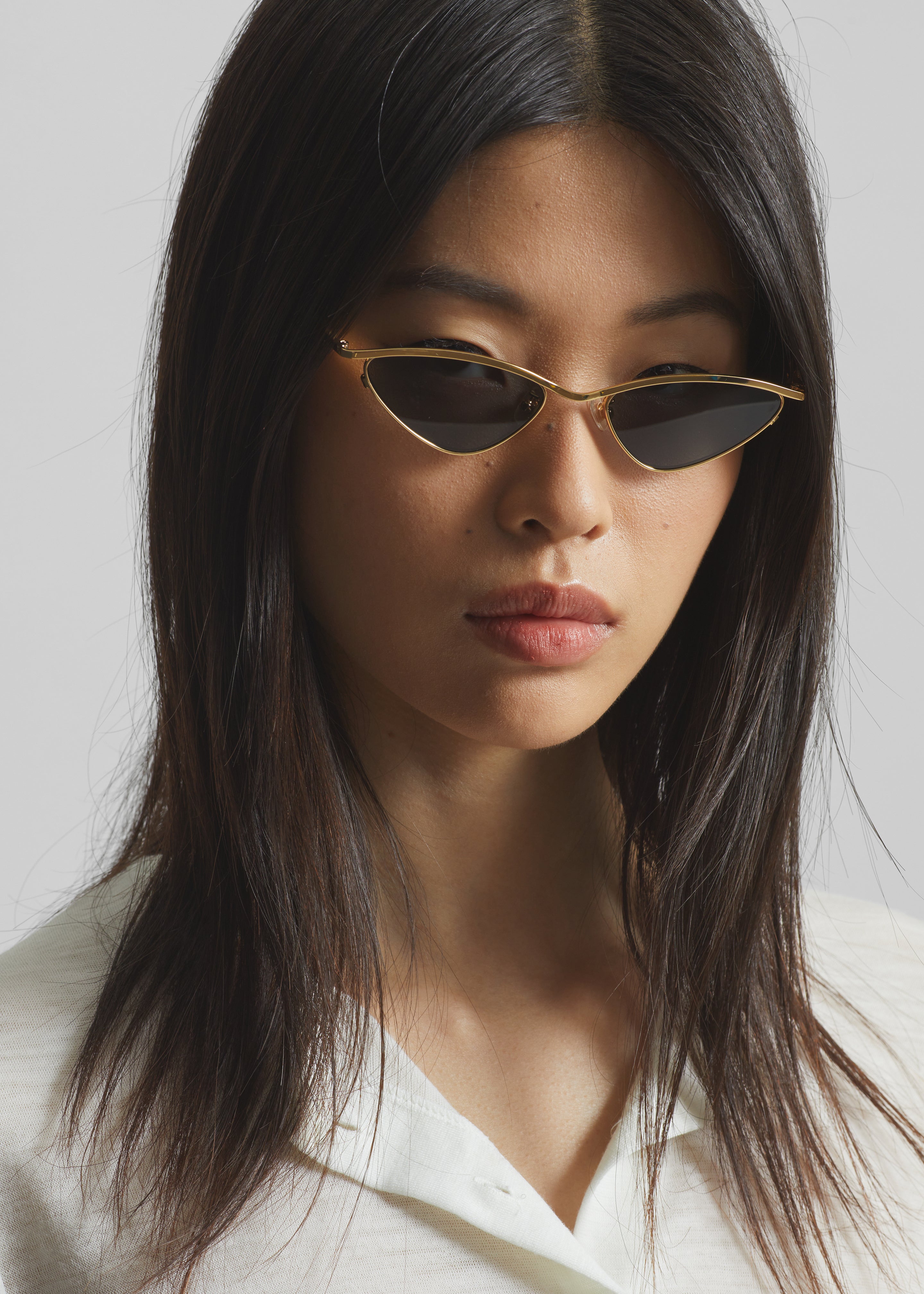 Karen Wazen Zoe Sunglasses - Gold - 4