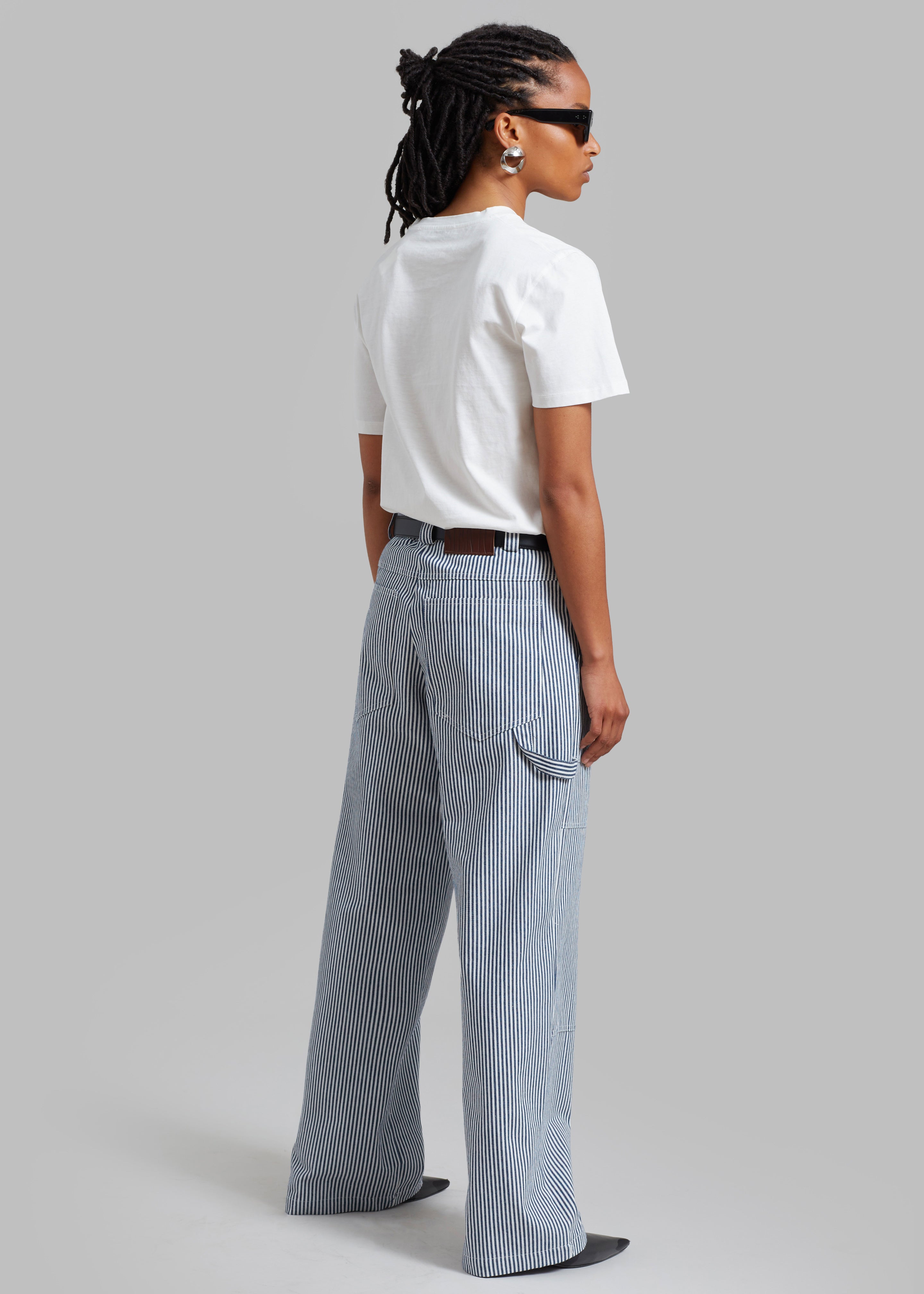 Kendall Pants - Blue Stripe - 8