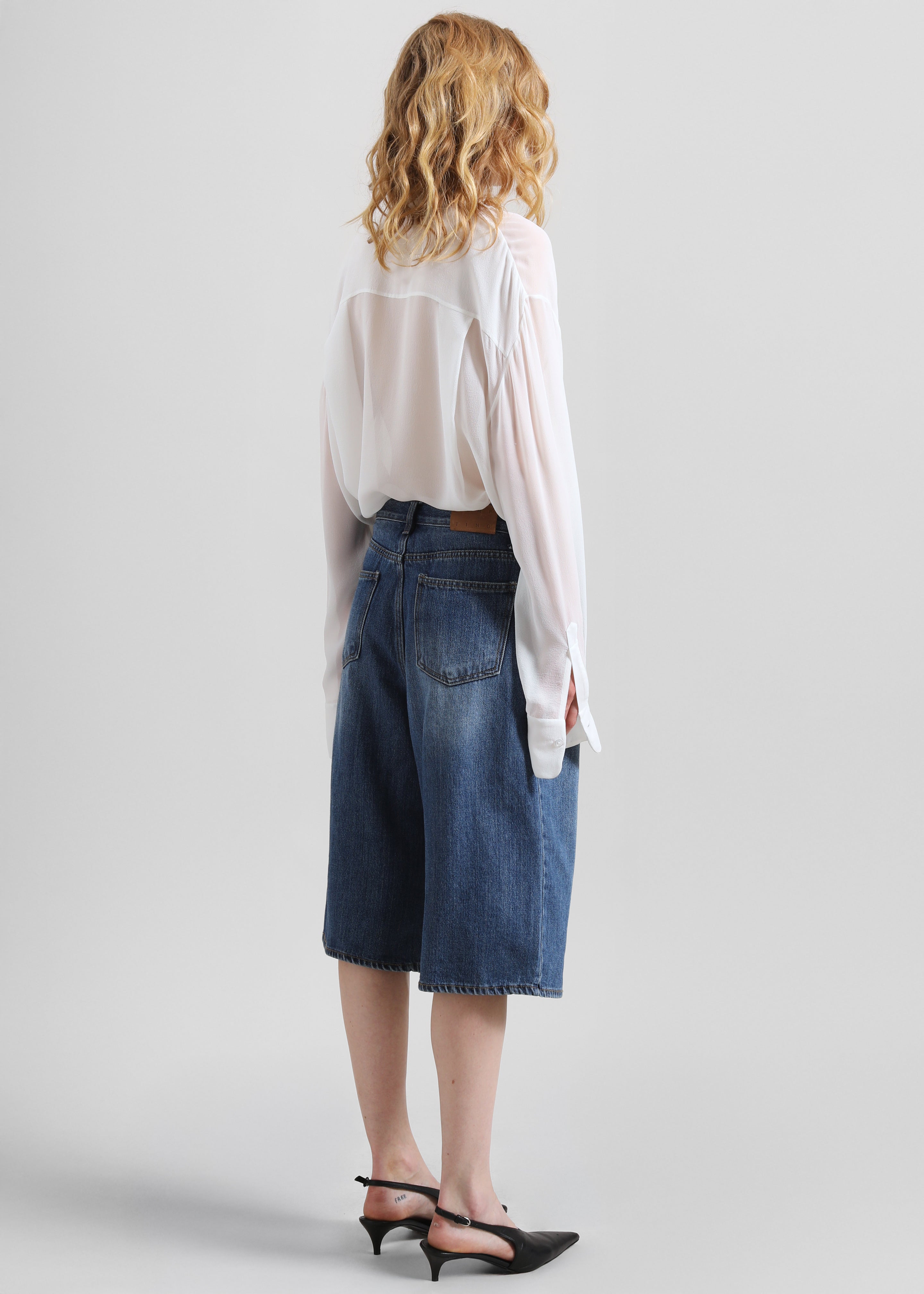 Kendon Denim Bermuda Shorts - Medium Wash - 5