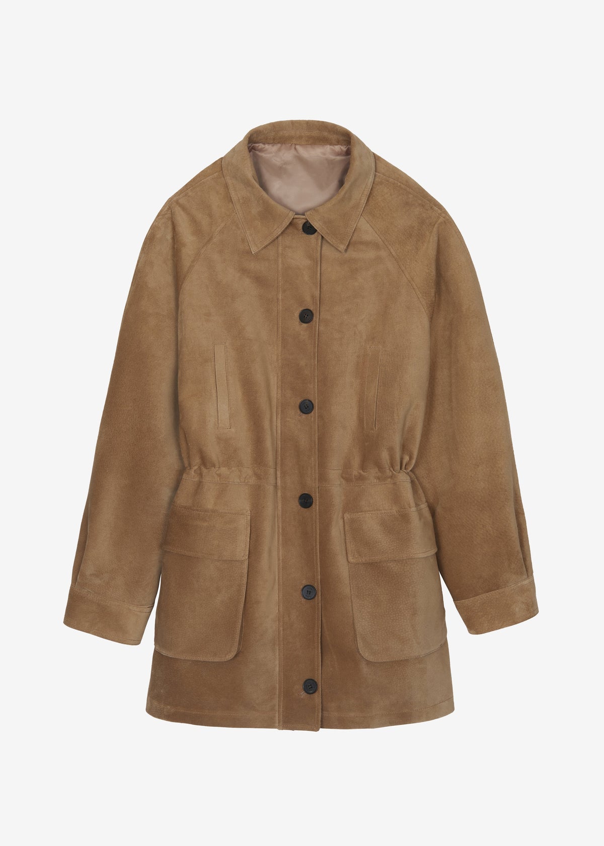 Kensal Suede Field Jacket - Camel - 9