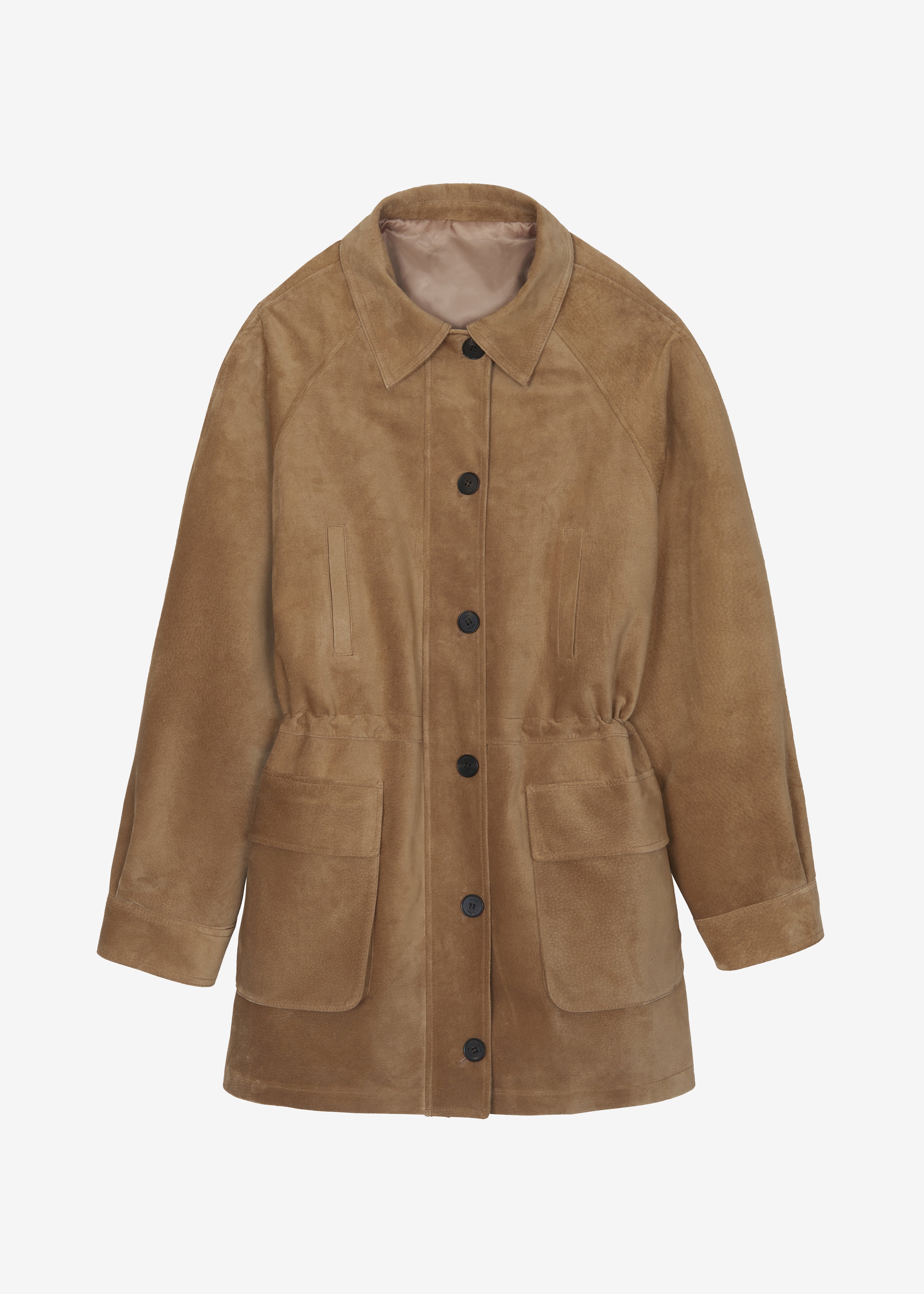 Kensal Suede Field Jacket - Camel - 9