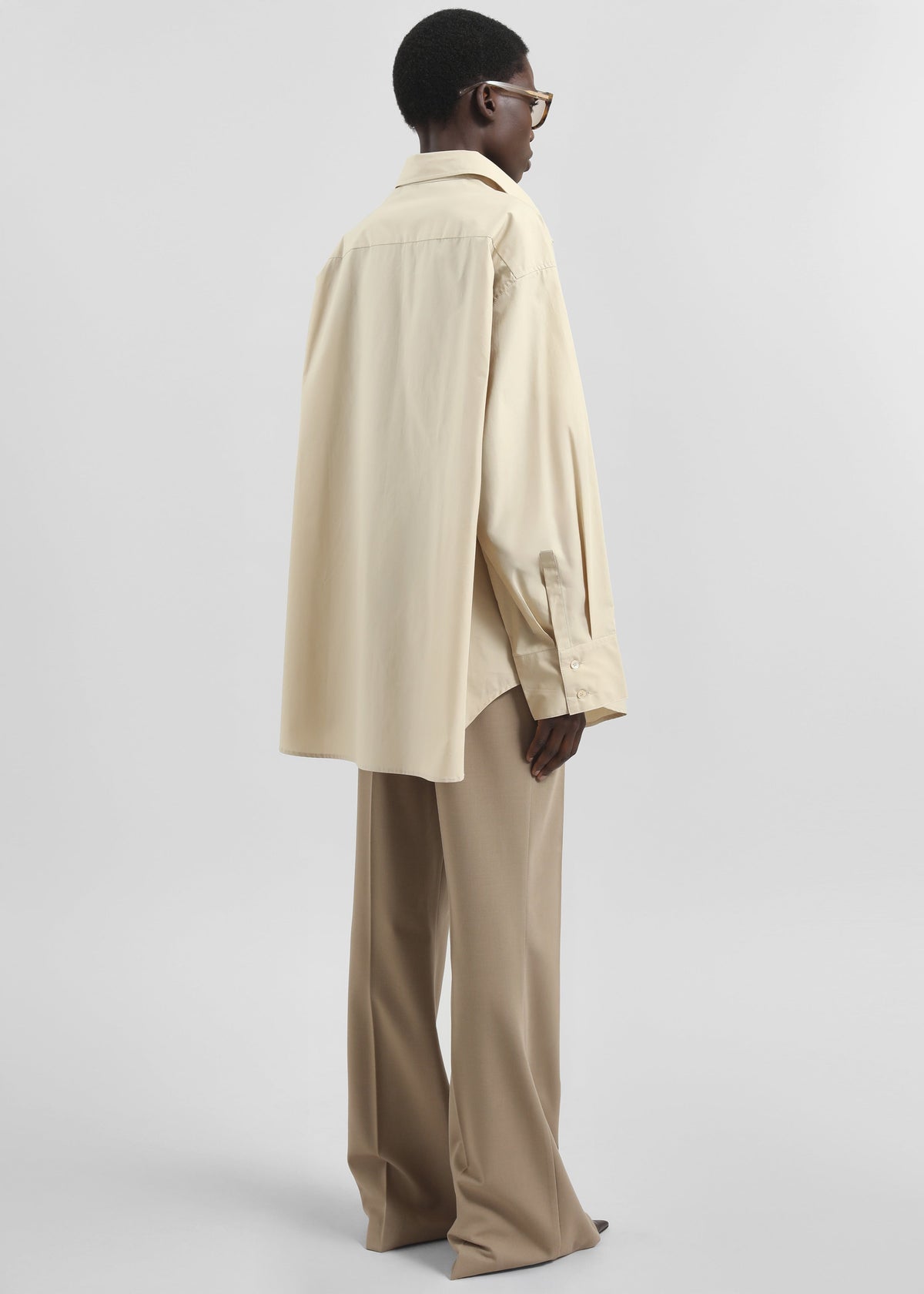 Kent Button Up Shirt - Beige - 7