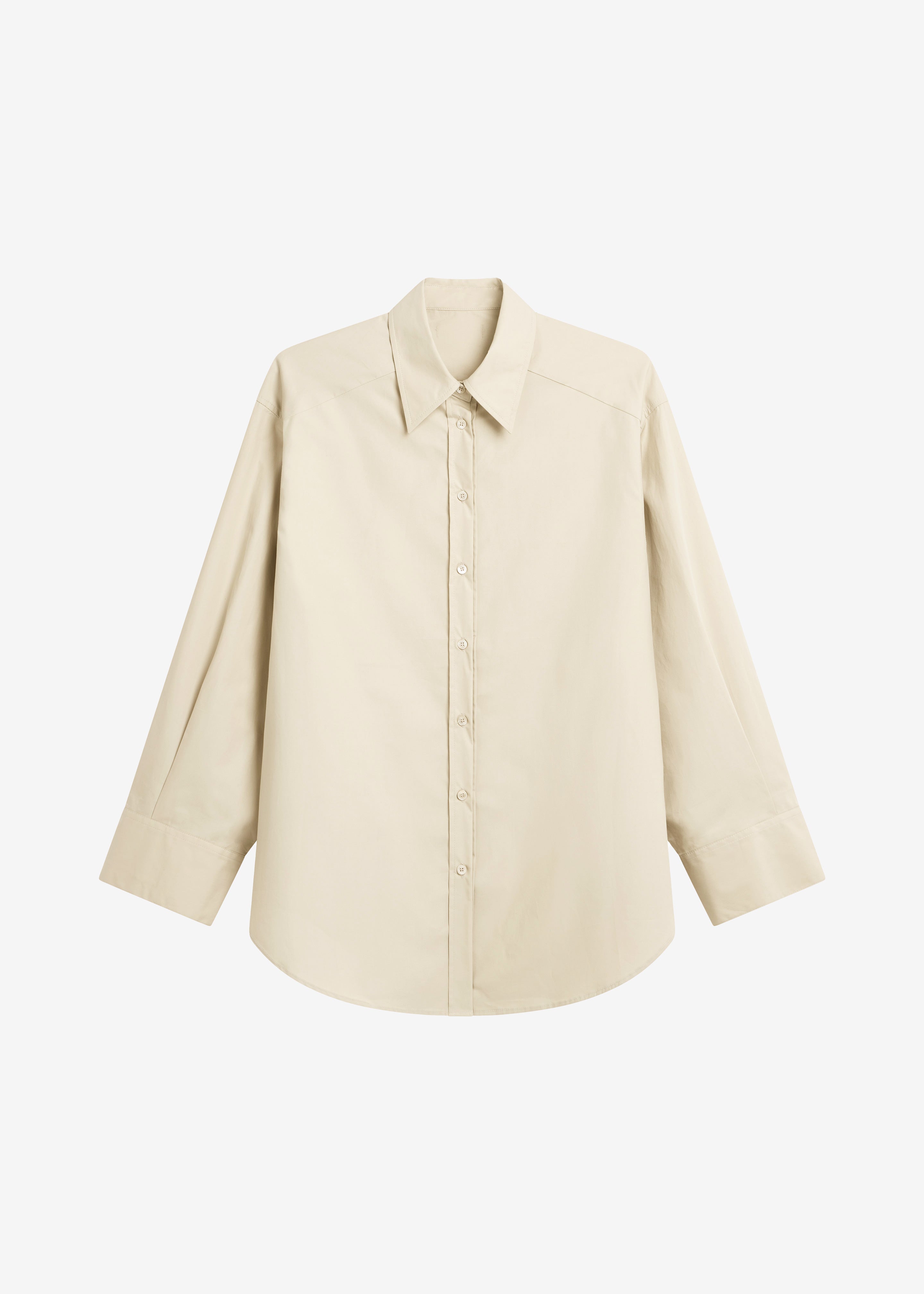 Kent Button Up Shirt - Beige - 8
