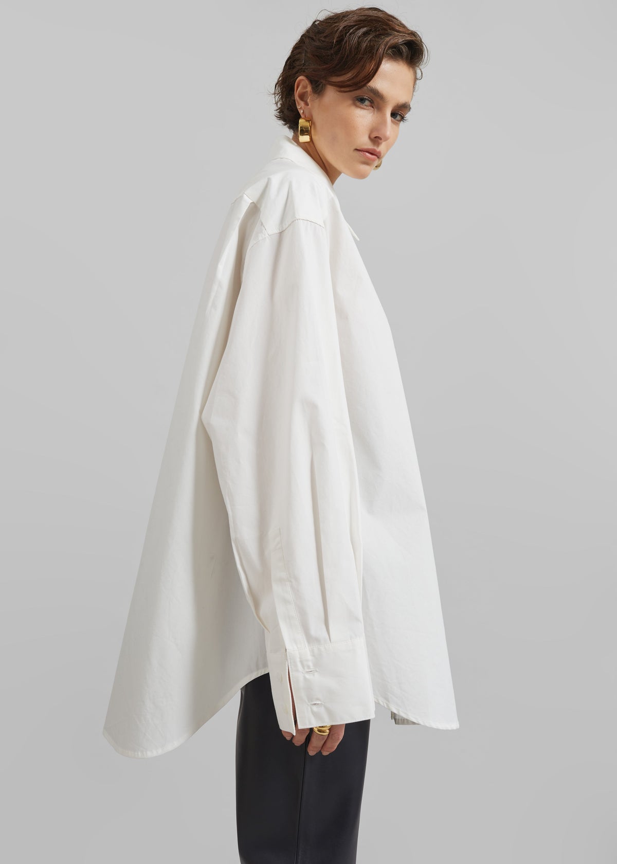 Kent Button Up Shirt - White - 2