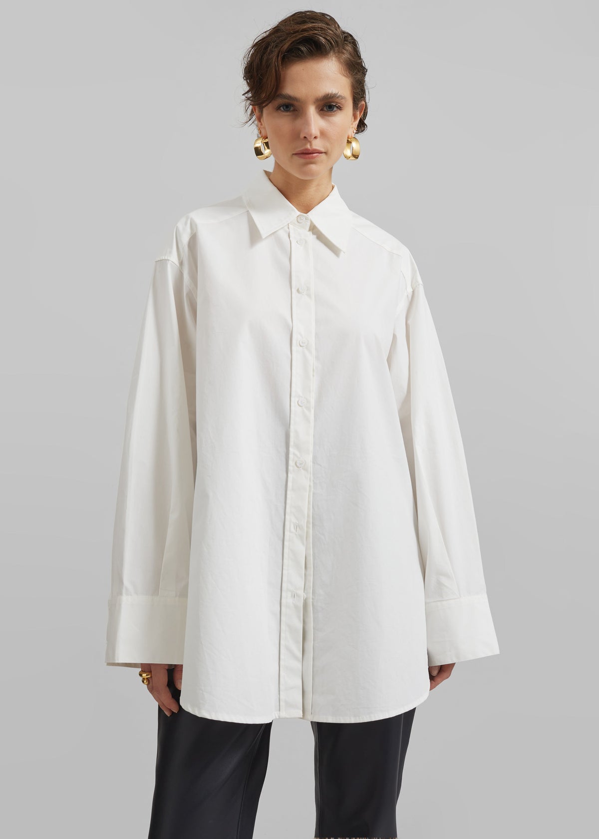 Kent Button Up Shirt - White - 5