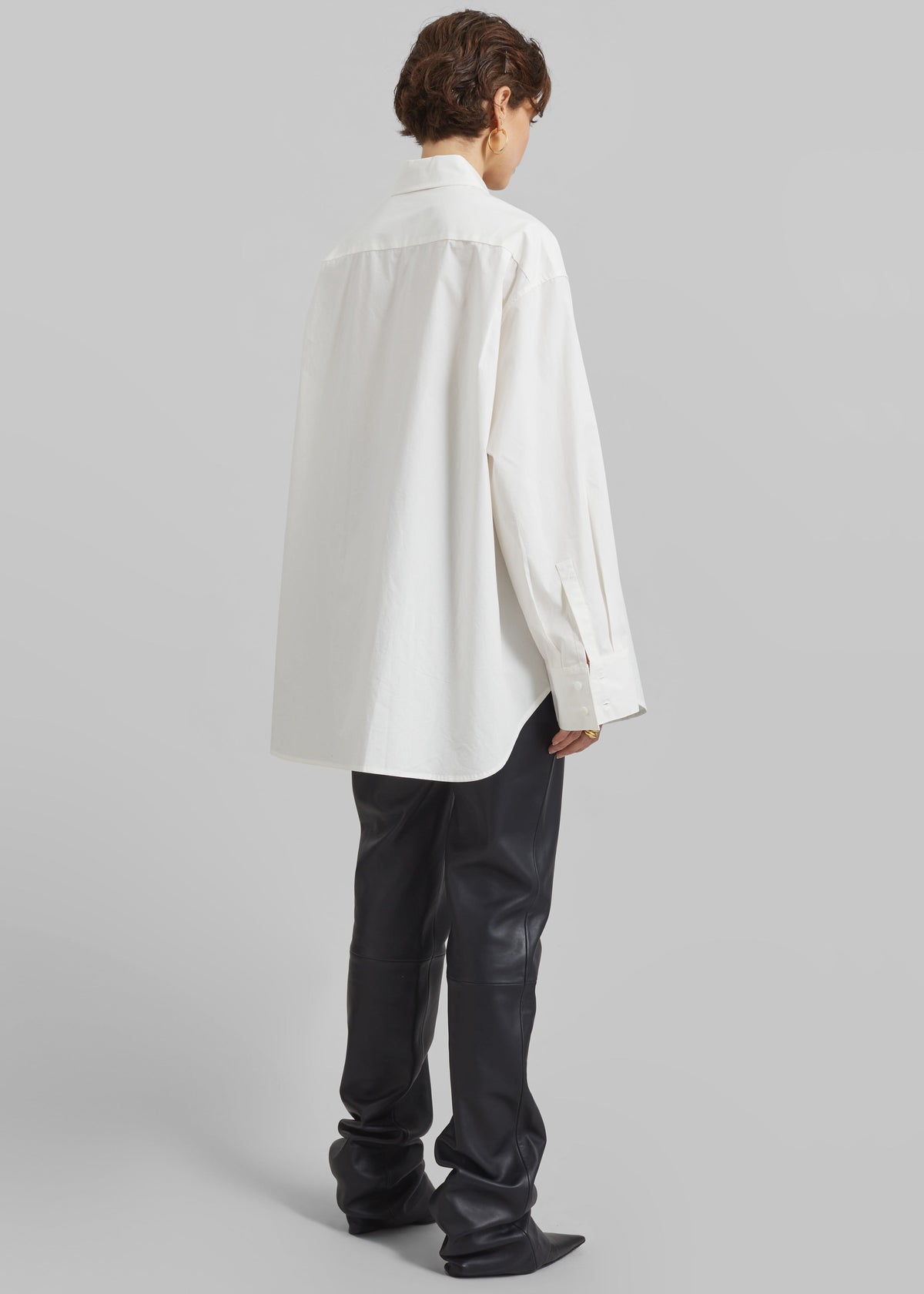 Kent Button Up Shirt - White - 7