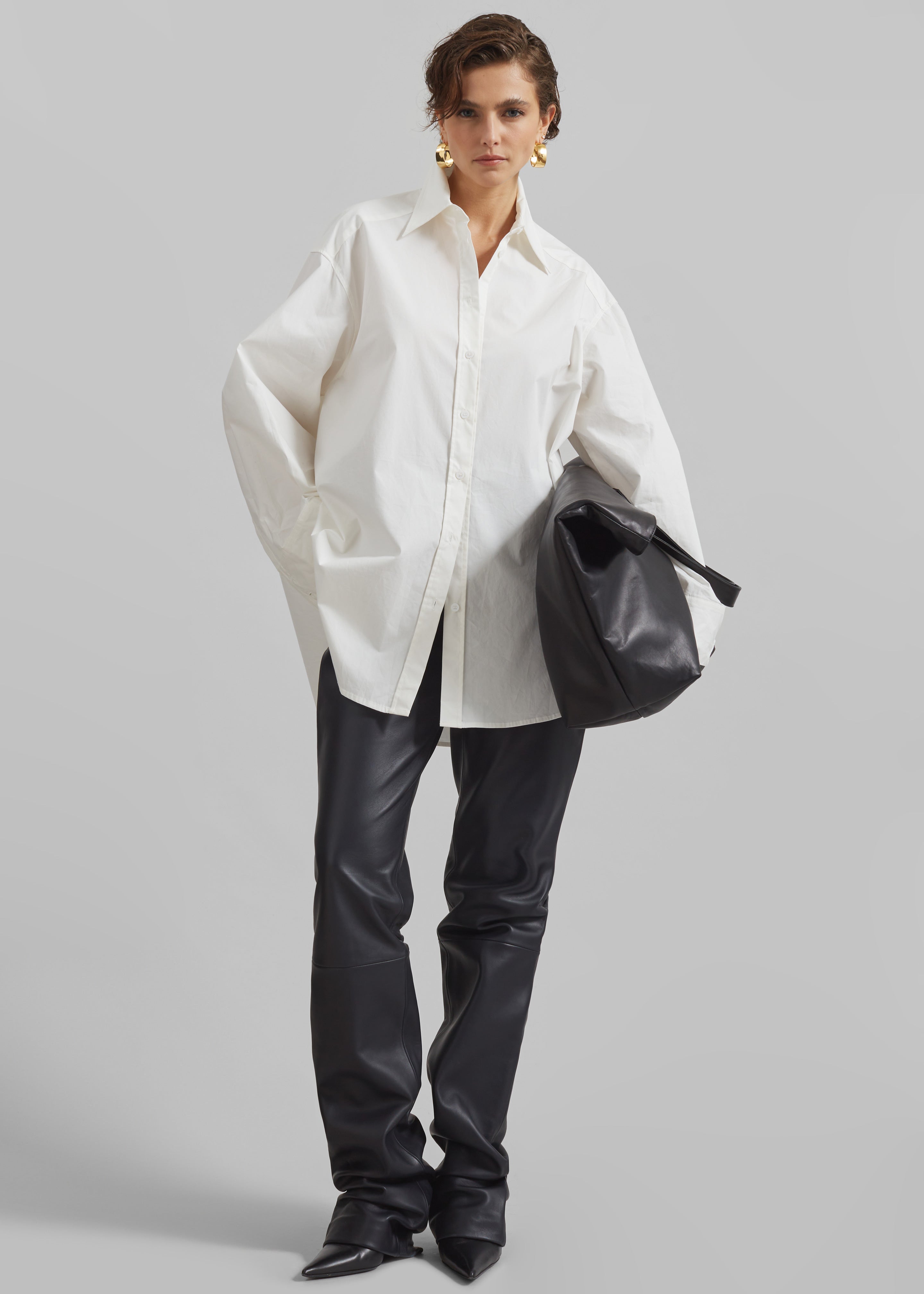 Kent Button Up Shirt - White - 1